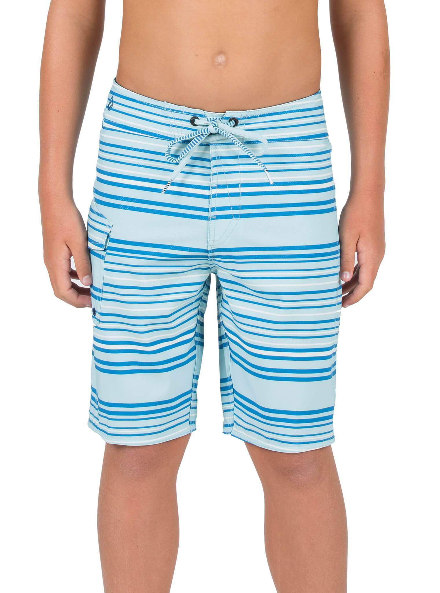 Volcom Big Boys Aura Stripe 17 Stretchy Boardshort