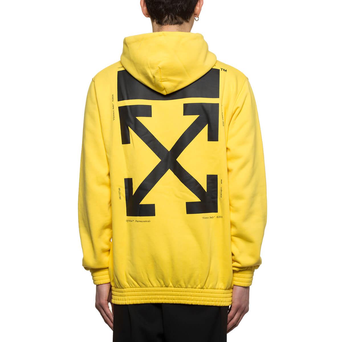 Off-White c/o Virgil Abloh Cotton 'hands' Hoodie in Yellow for Men | Lyst