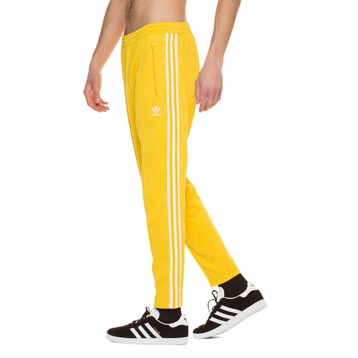 adidas Originals Cotton Beckenbauer Track Pants in Yellow for Men | Lyst