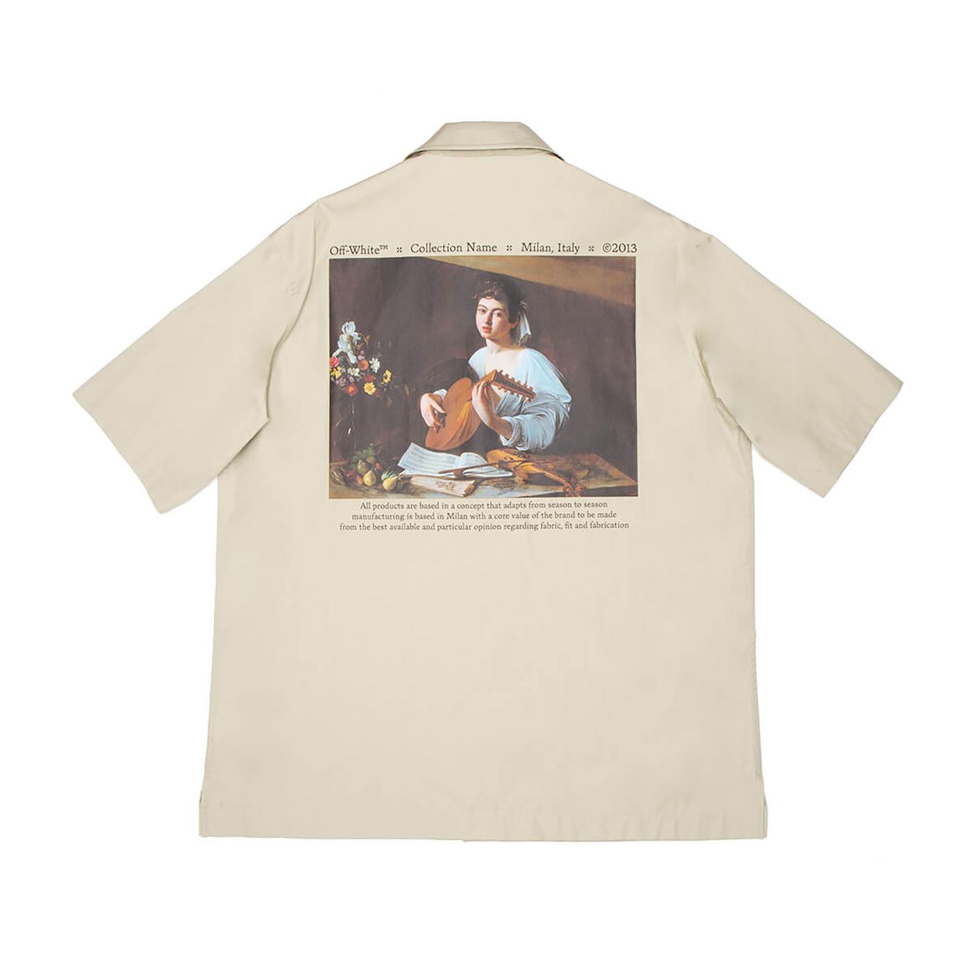 Off-White c/o Virgil Abloh Cotton Caravaggio Lute Holiday Shirt in 
