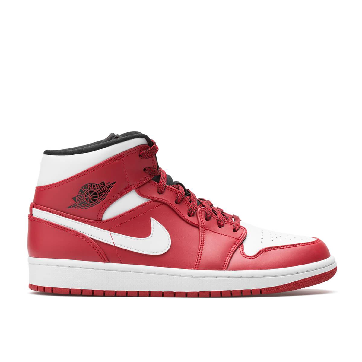 Nike Synthetic Air Jordan 1 Mid in Red for Men - Lyst