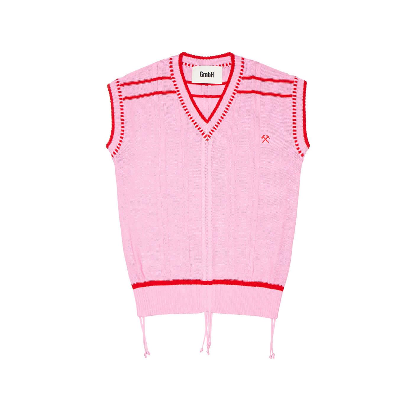 GmbH Knitted Vest in Pink for Men | Lyst