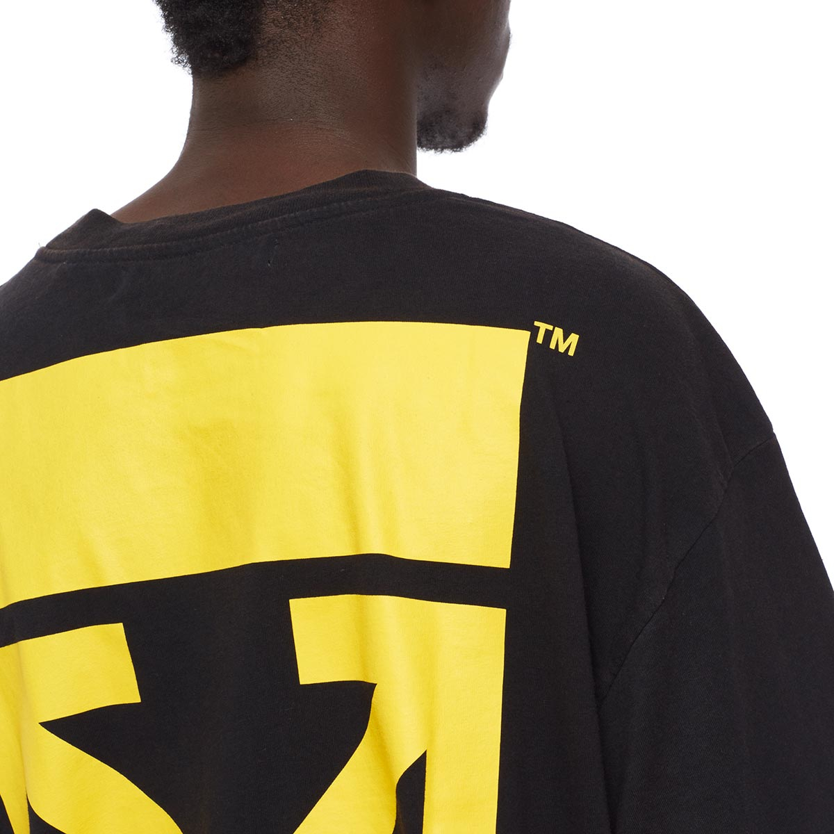 Off-White c/o Virgil Abloh Arrows Cotton T-Shirt in Yellow for Men | Lyst