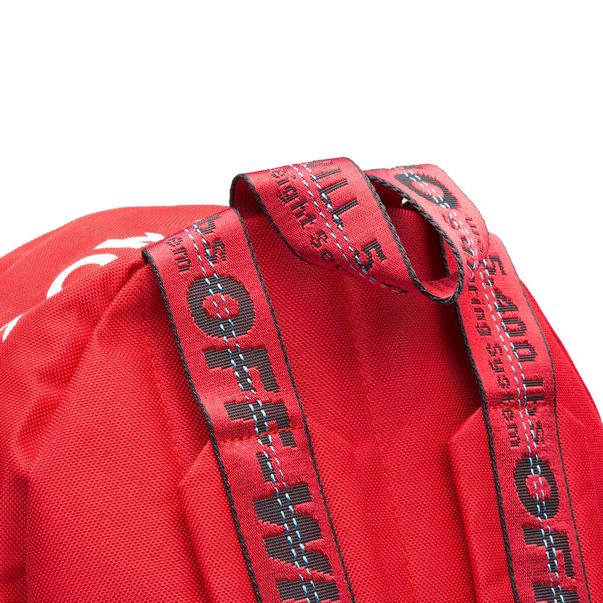 off white red quote backpack