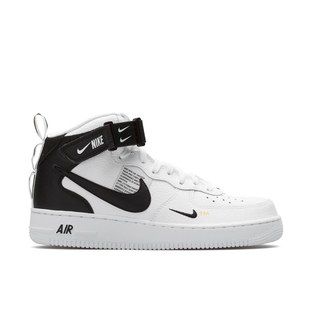Nike Leather Air Force 1 07 Mid Lv8 Men's Shoe in White for Men - Lyst