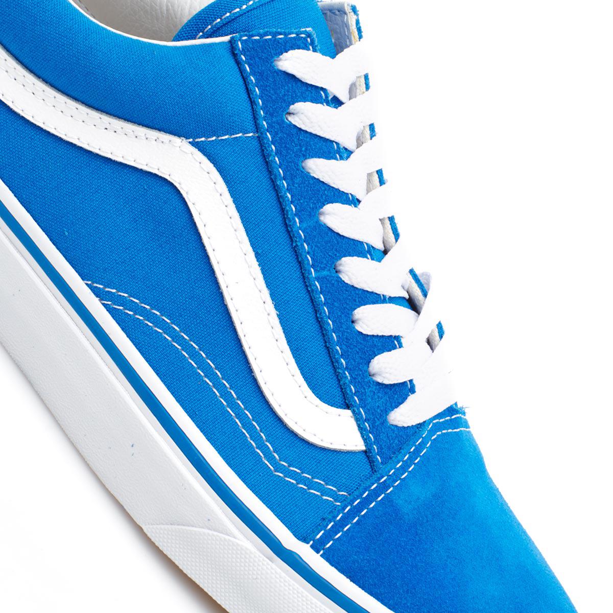 Vans Blue Pig Suede Old Skool Shoes for Men | Lyst