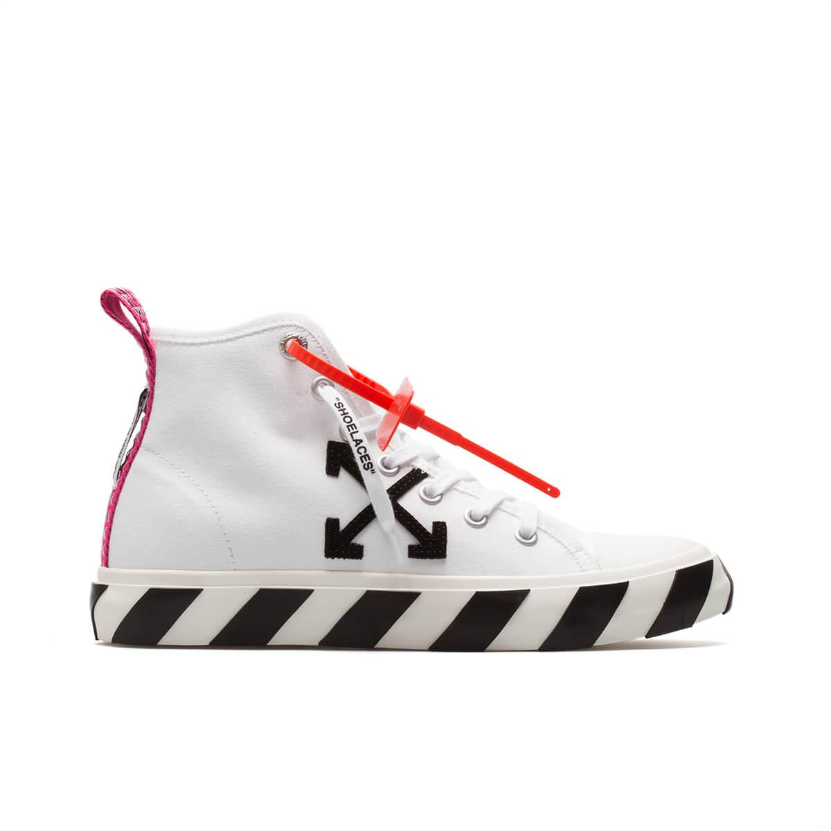 off white vulcanized mid top