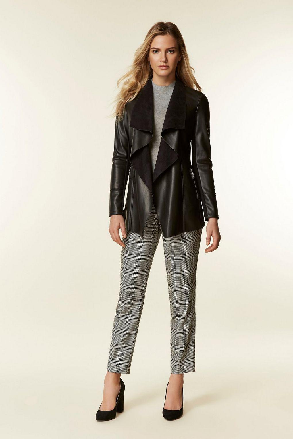 Wallis Black Faux Leather Longline Waterfall Jacket In Lyst Wallis Black Faux Leather Longline Waterfall Jacket Lyst View Fullscreen