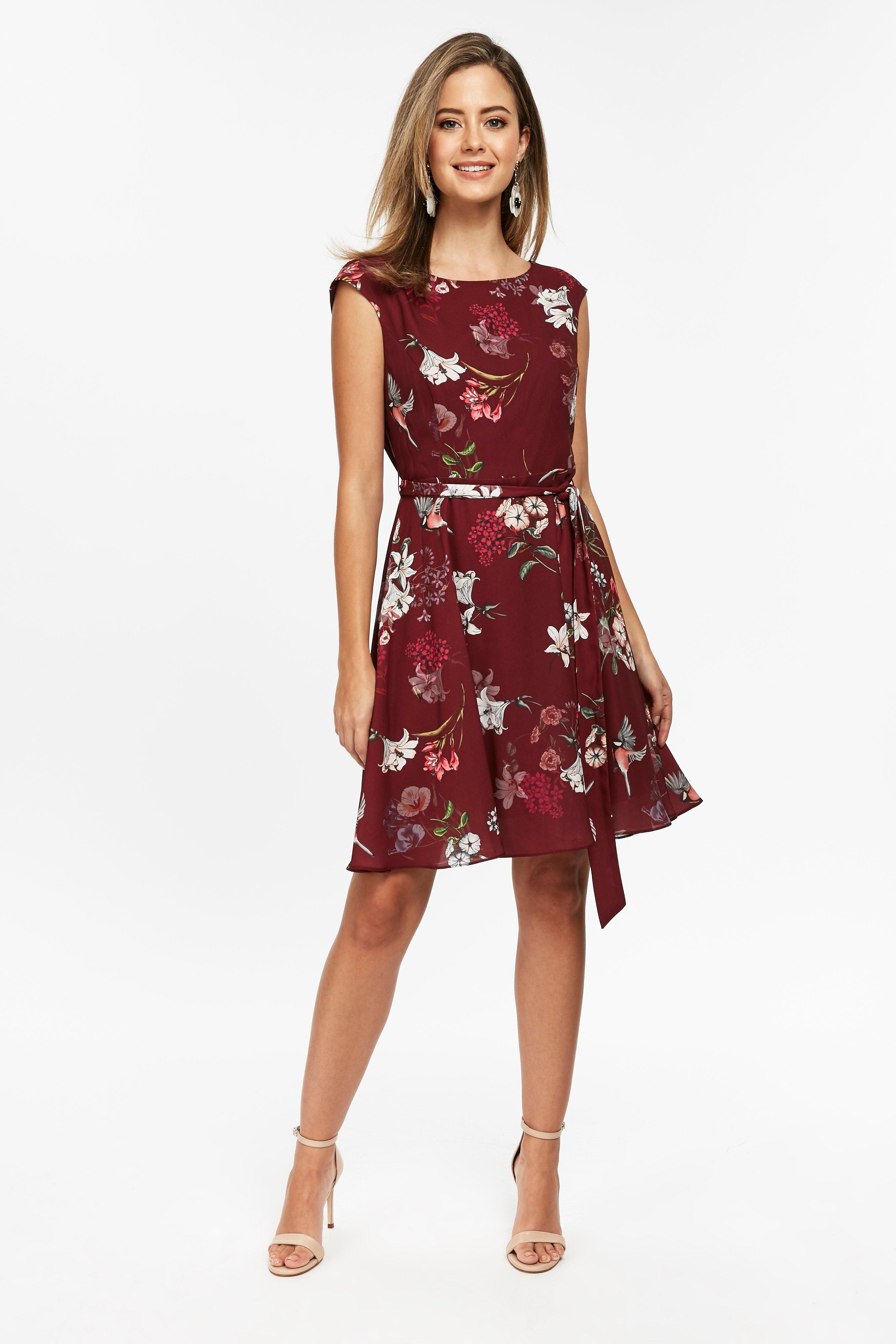 wallis berry dress