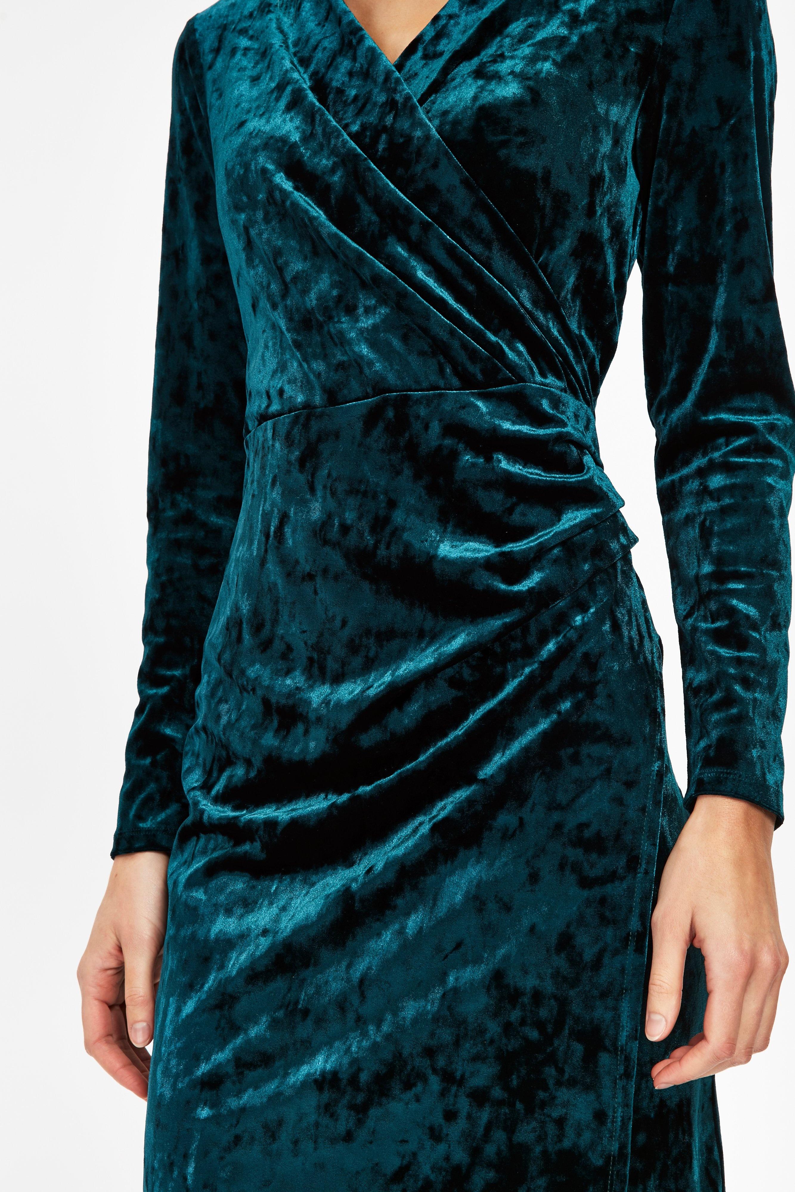 Wallis Velvet Wrap Dress Best Sale, 51% OFF | www.rupit.com