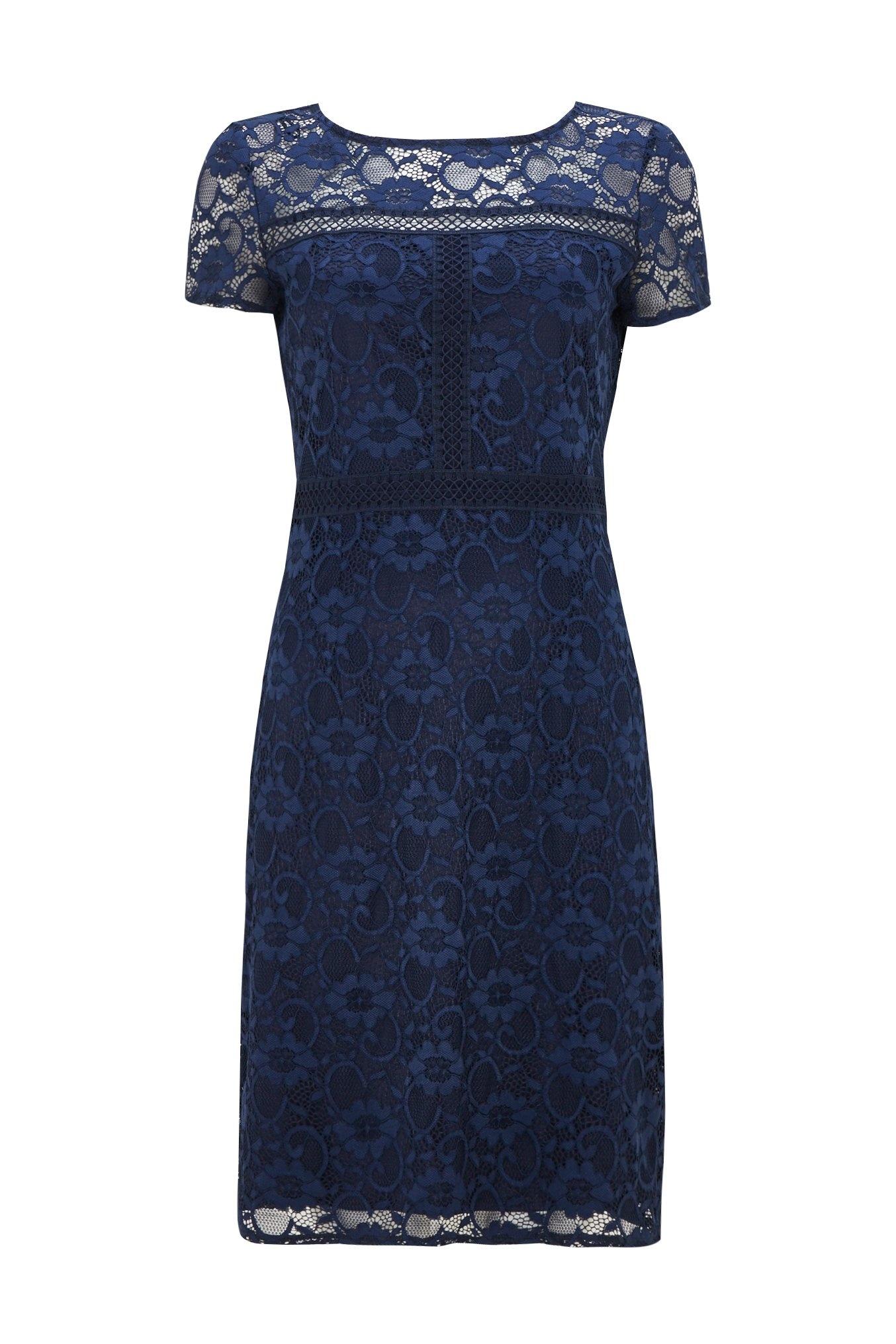 wallis blue lace dress