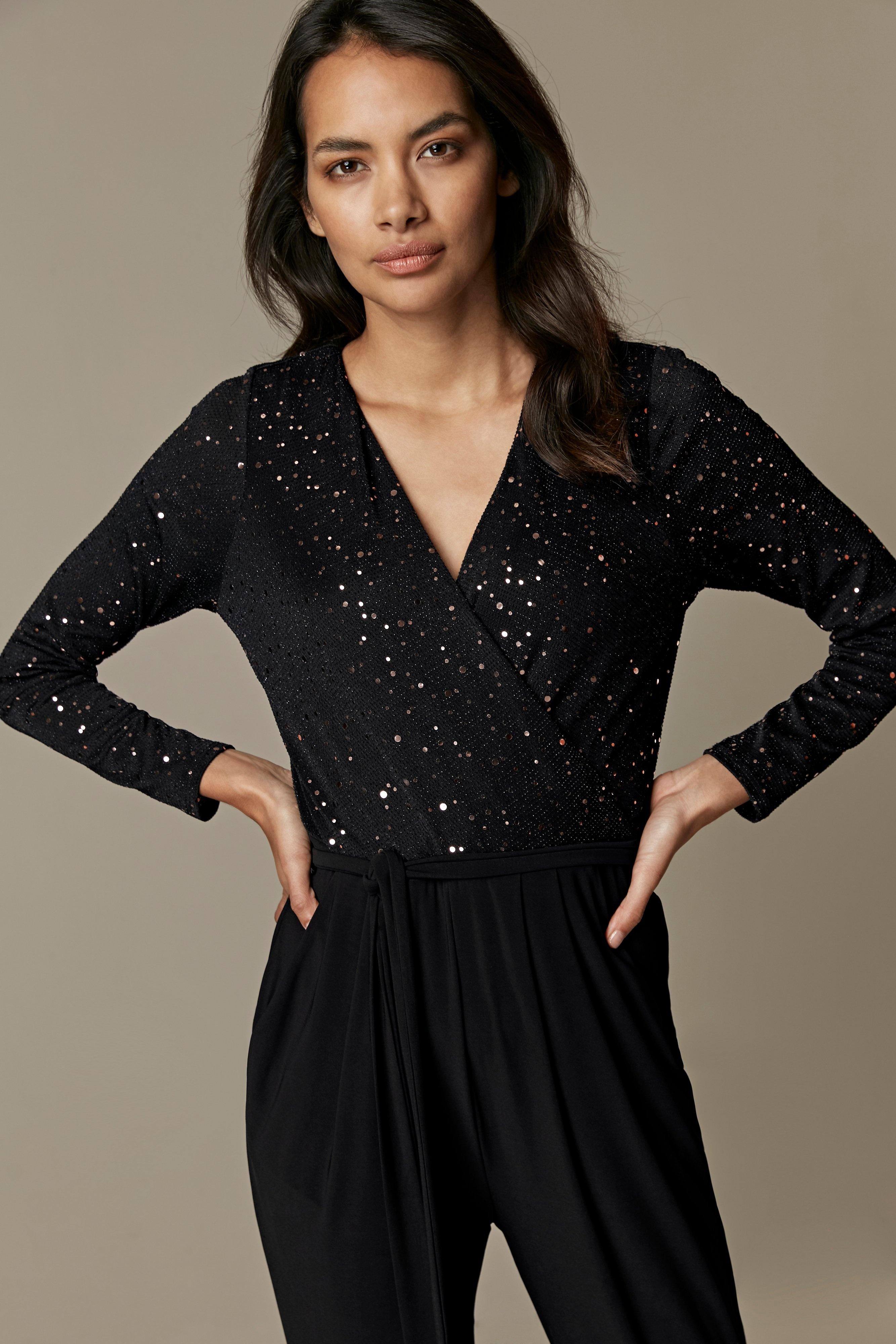 wallis sequin jumpsuit