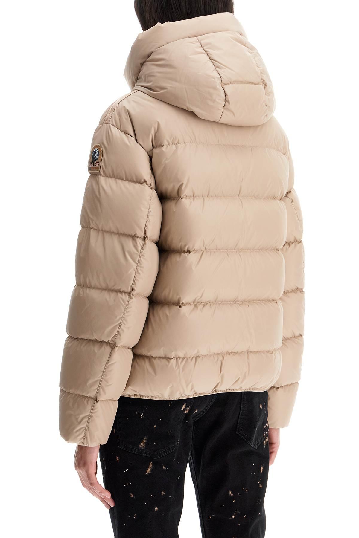 Parajumpers Piumino Corto Con Cappuccio Jinny in Natural Lyst UK