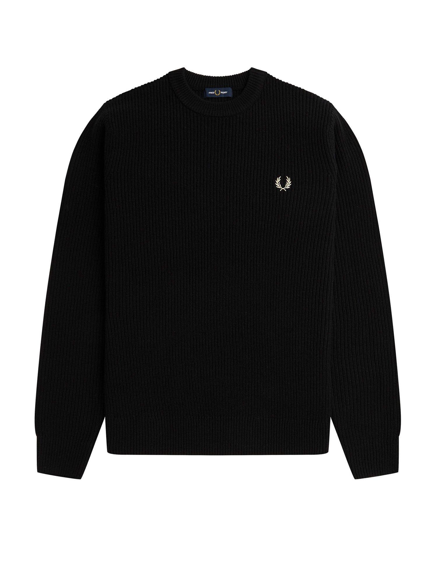 Fred perry top black sweater