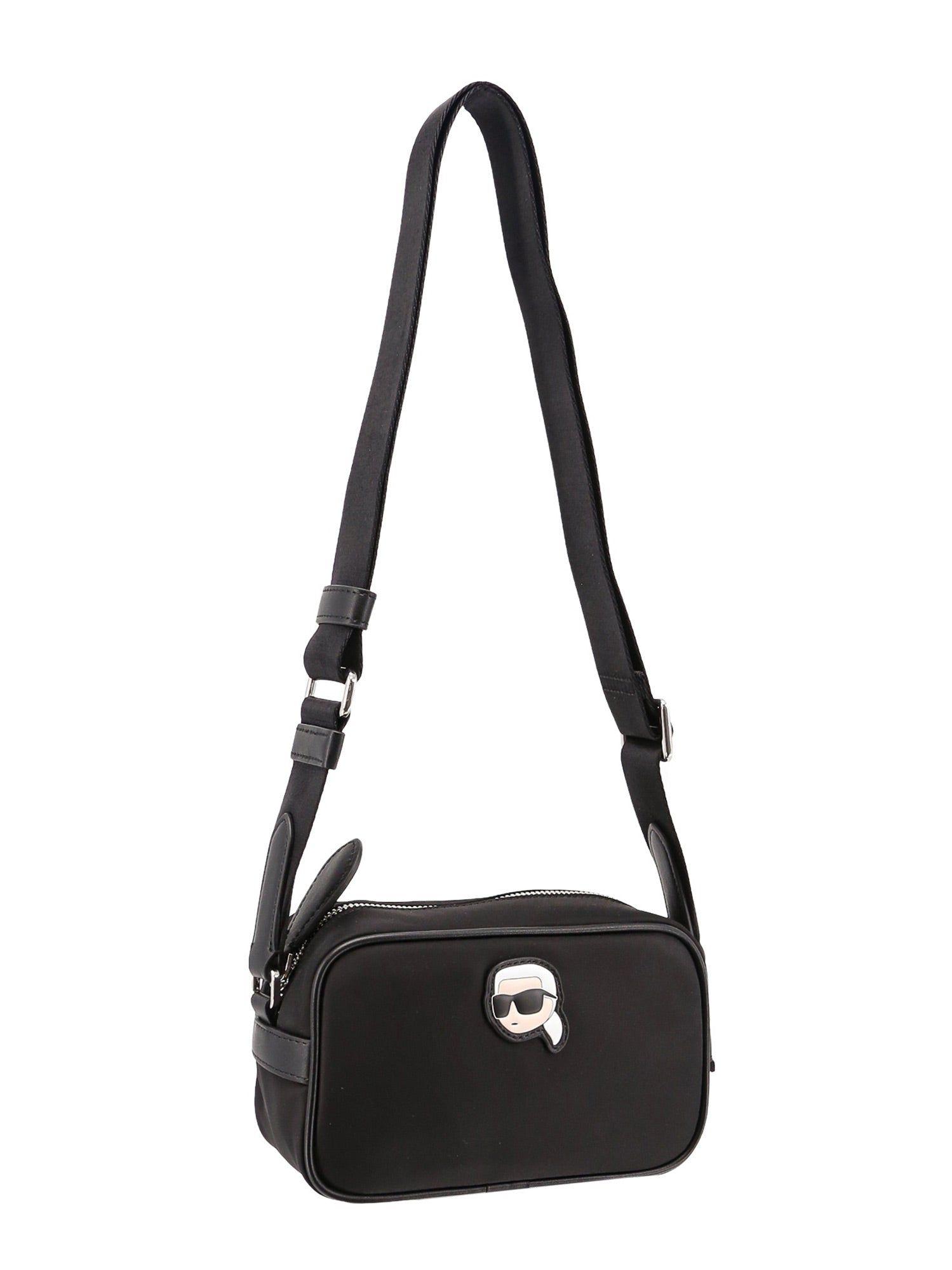 Karl Lagerfeld Ikon Nylon Camera Bag in Black | Lyst