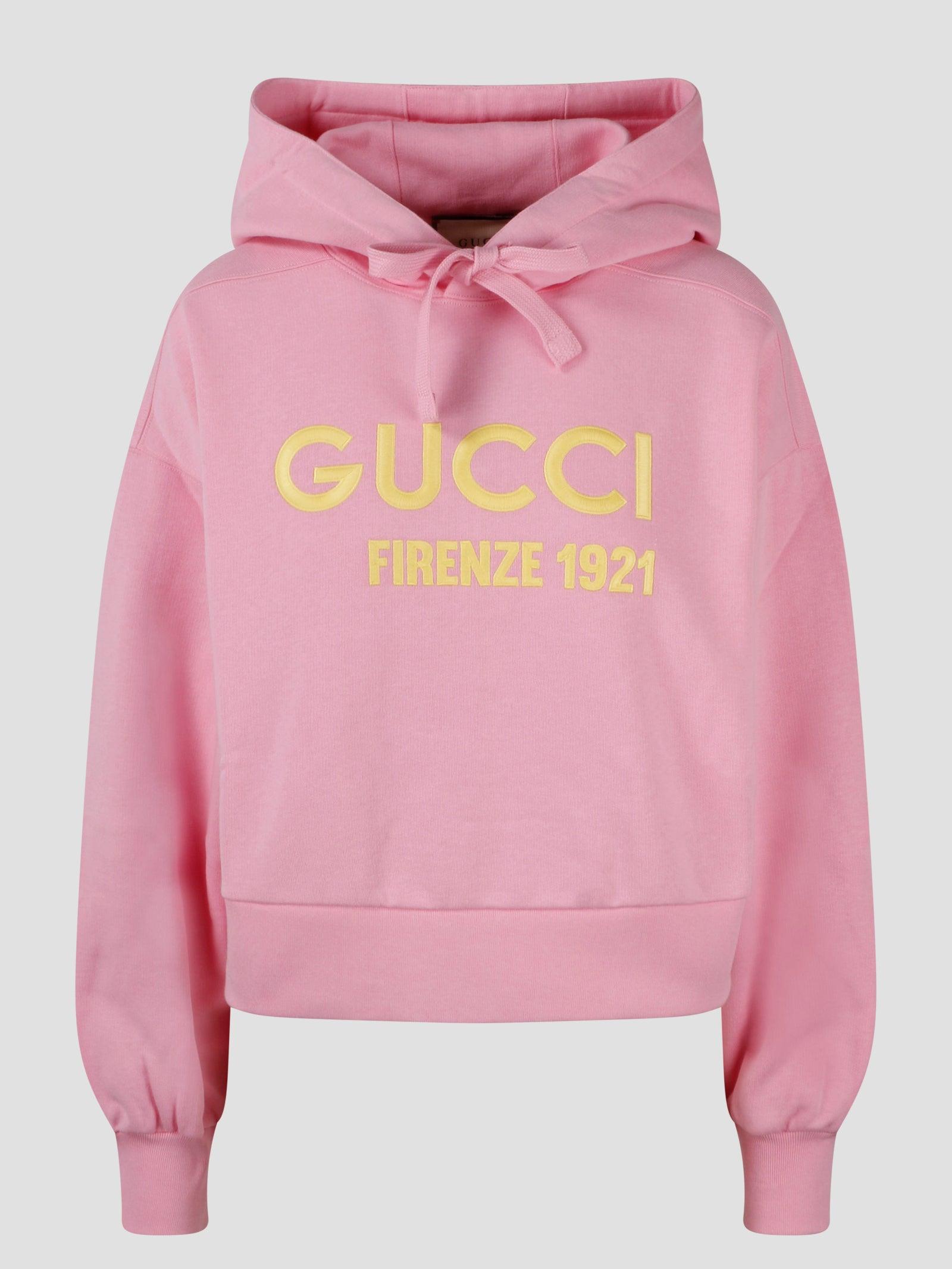 Hot pink gucci sweatshirt cheap