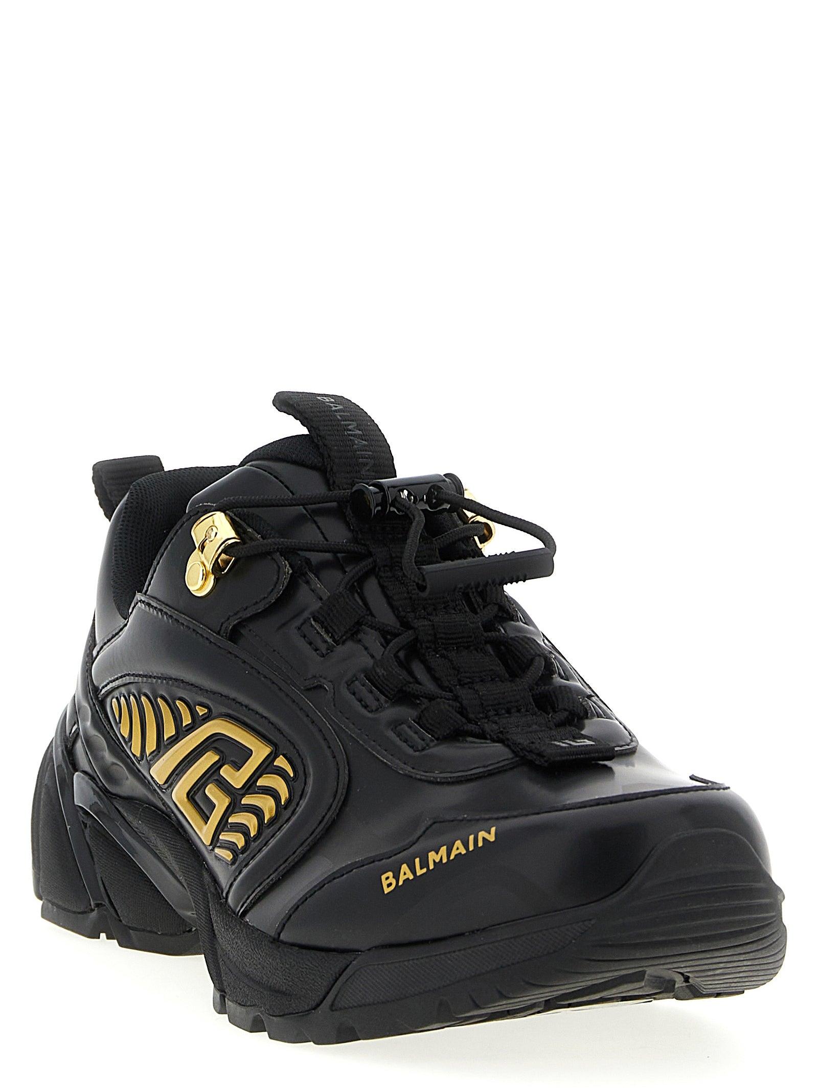 スニーカー Cosmic Dust sneakers - Balmain - Leather - Khaki Cosmic Dust | BALMAIN