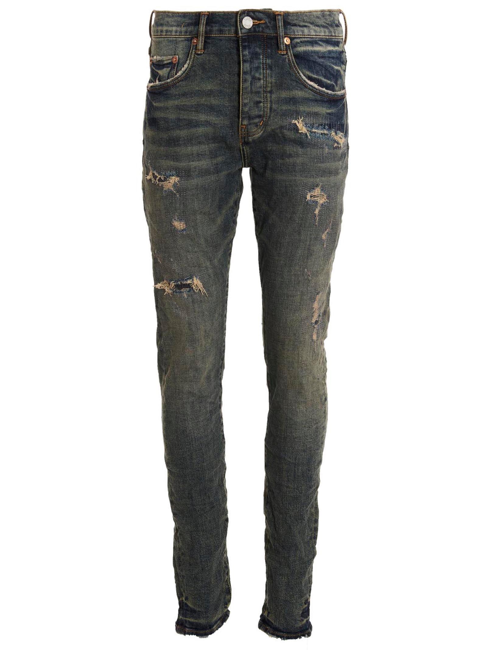 Purple Bandana Jeans in Gray for Men Lyst