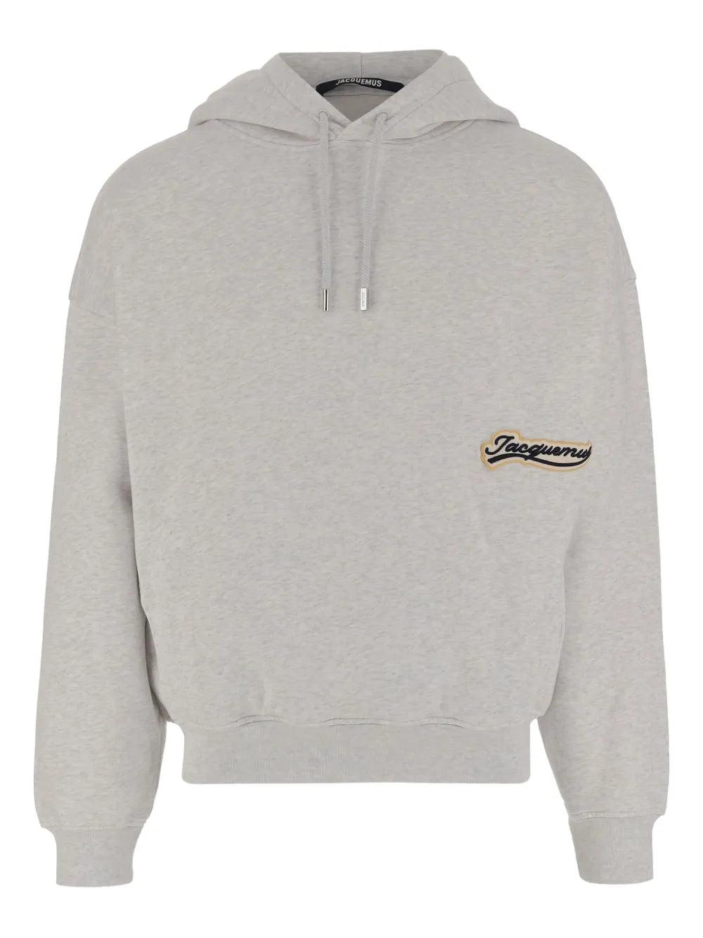 JACQUEMUS 刺繡 ロゴ  hoodie パーカー Jacquemus Le Hoodie Torneo Hoodie | Grey | FARFETCH