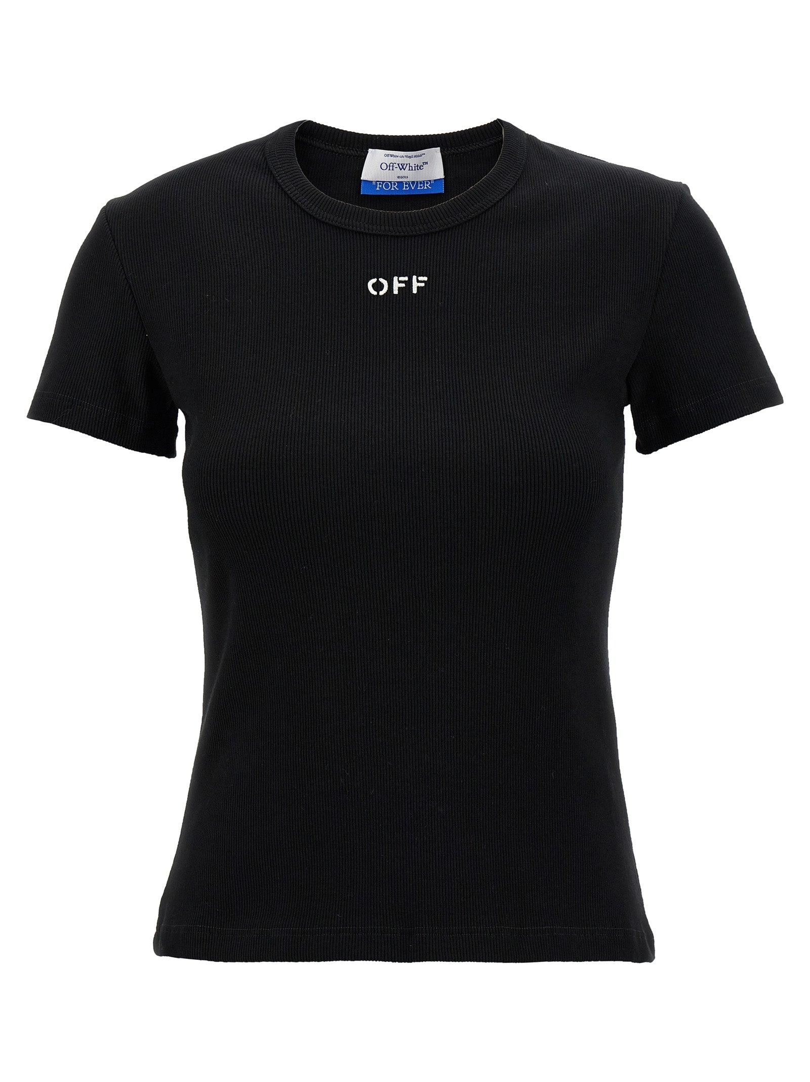 Off white hotsell tee black