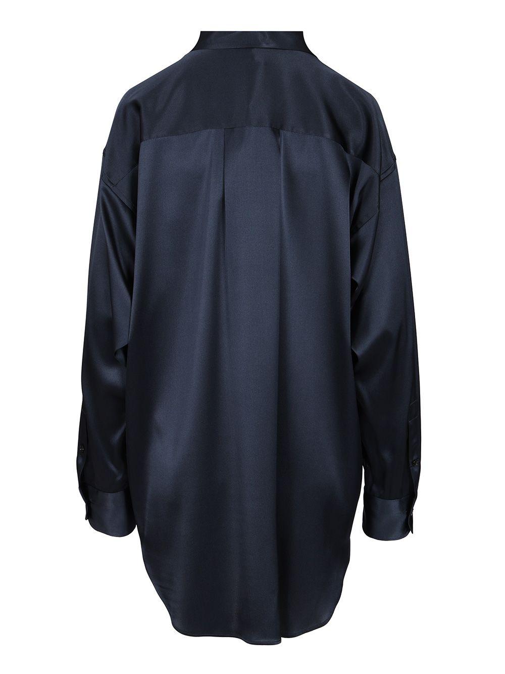 Tom Ford Stretch Silk Satin Shirt Shirts in Blue | Lyst Canada