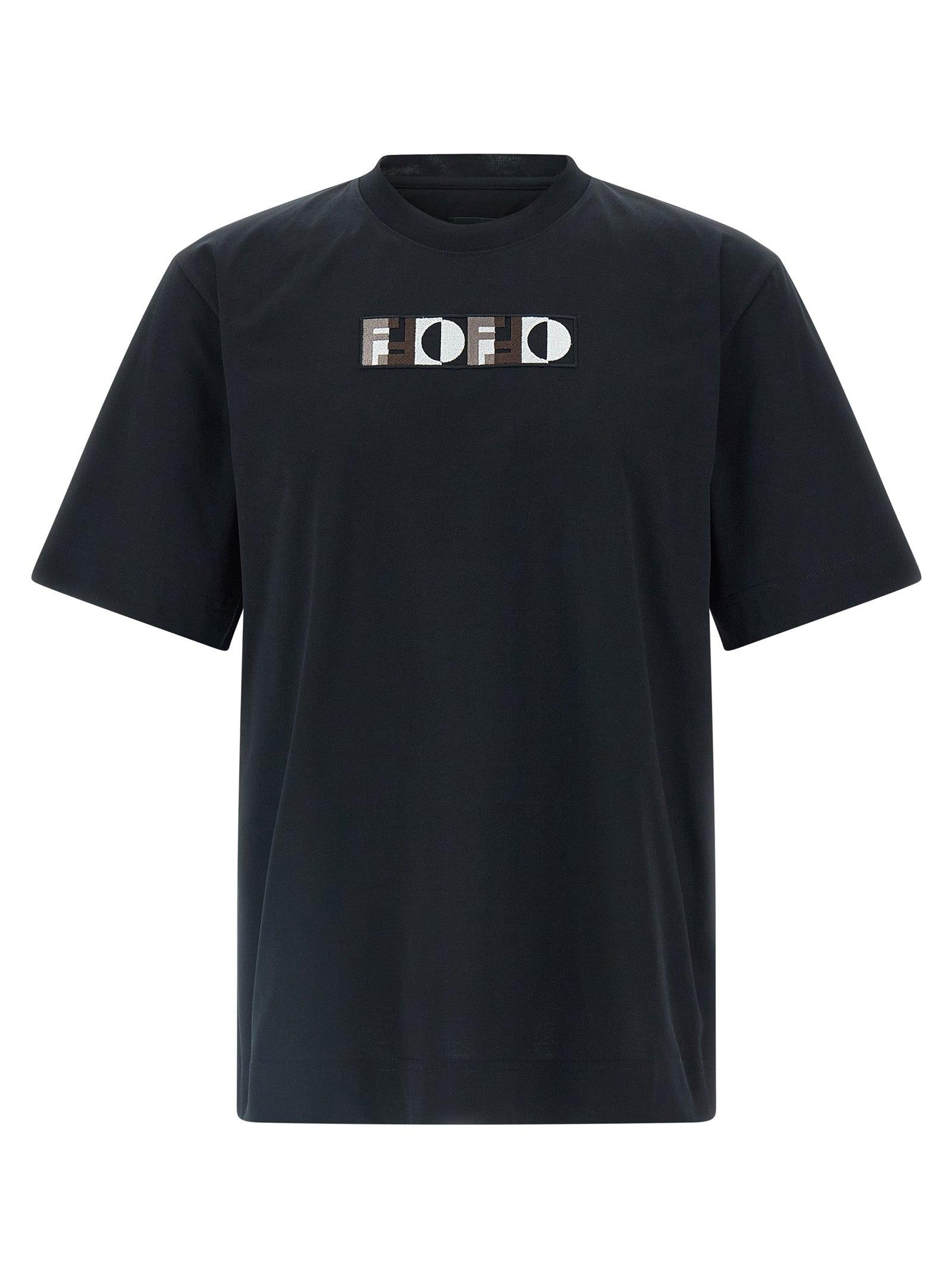 T-shirt a manica corta Fendi da uomo Sconto online fino al 18