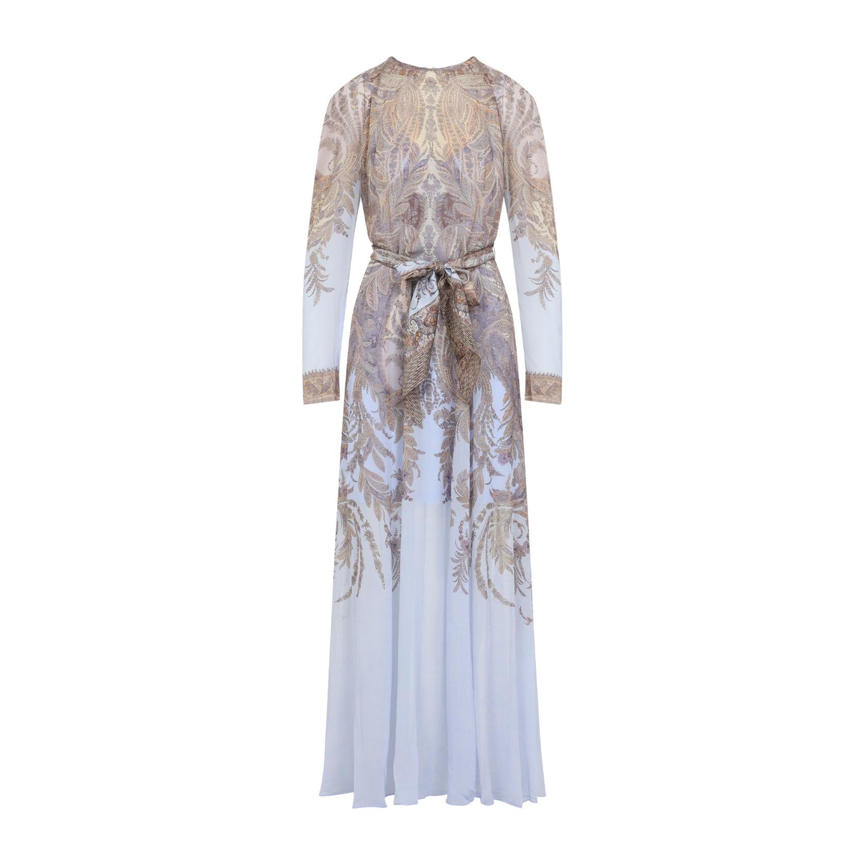 オールインワン・サロペット Zimmermann Floral-Print Maxi Dress With Lace Trim And ZIMMERMANN Tranquility appliquéd floral-print linen and silk
