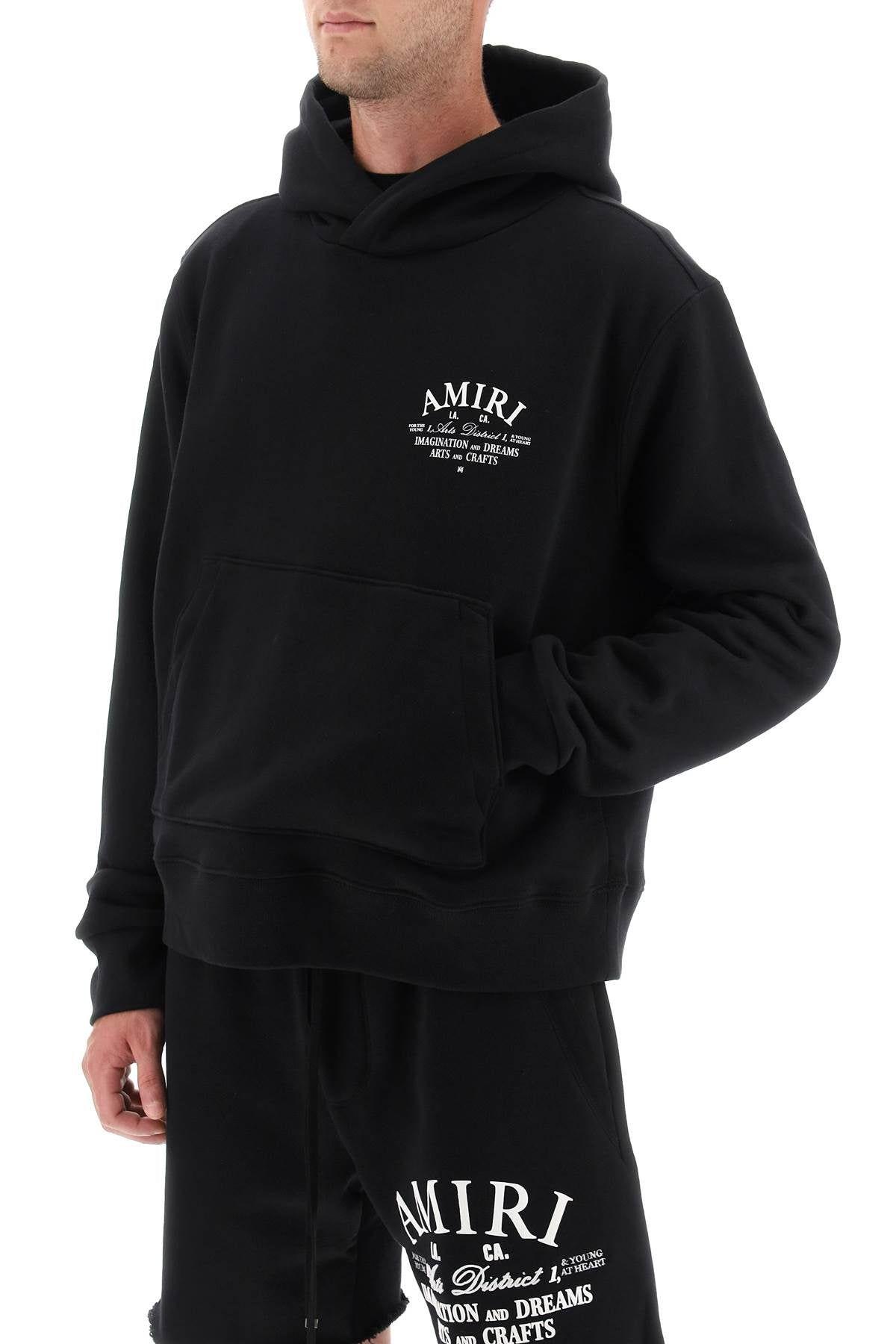Amiri Hoodie With Arts District Print in Black for Men | Lyst