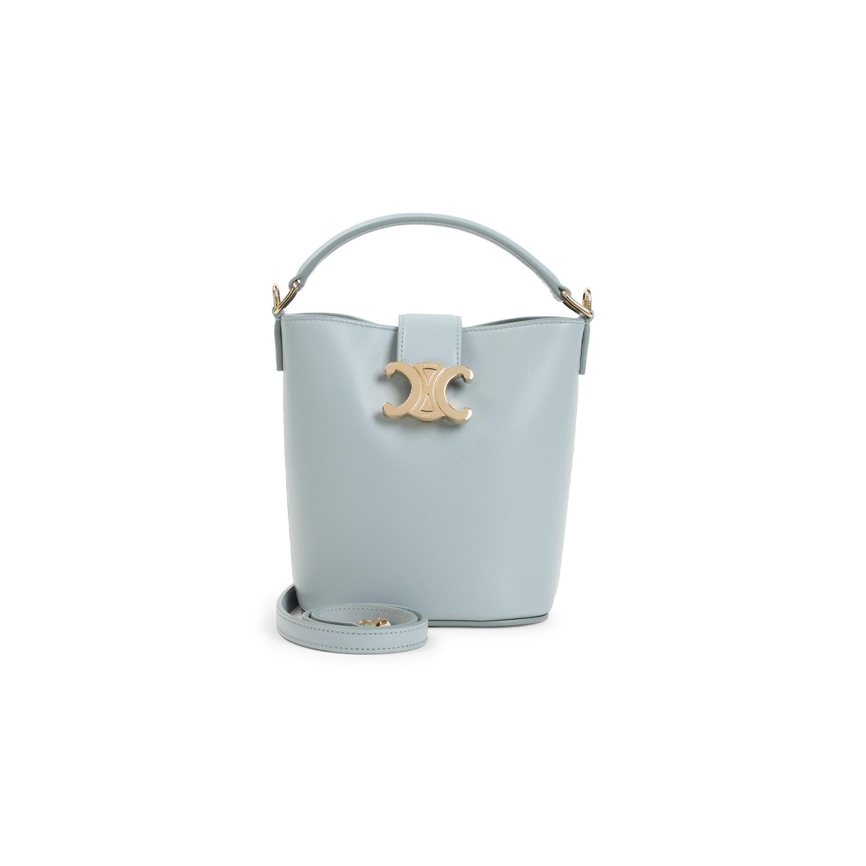 ハンドバッグ Celine Mini Bucket Bag Louise MINI BUCKET LOUISE IN SMOOTH CALFSKIN - BLACK | CELINE