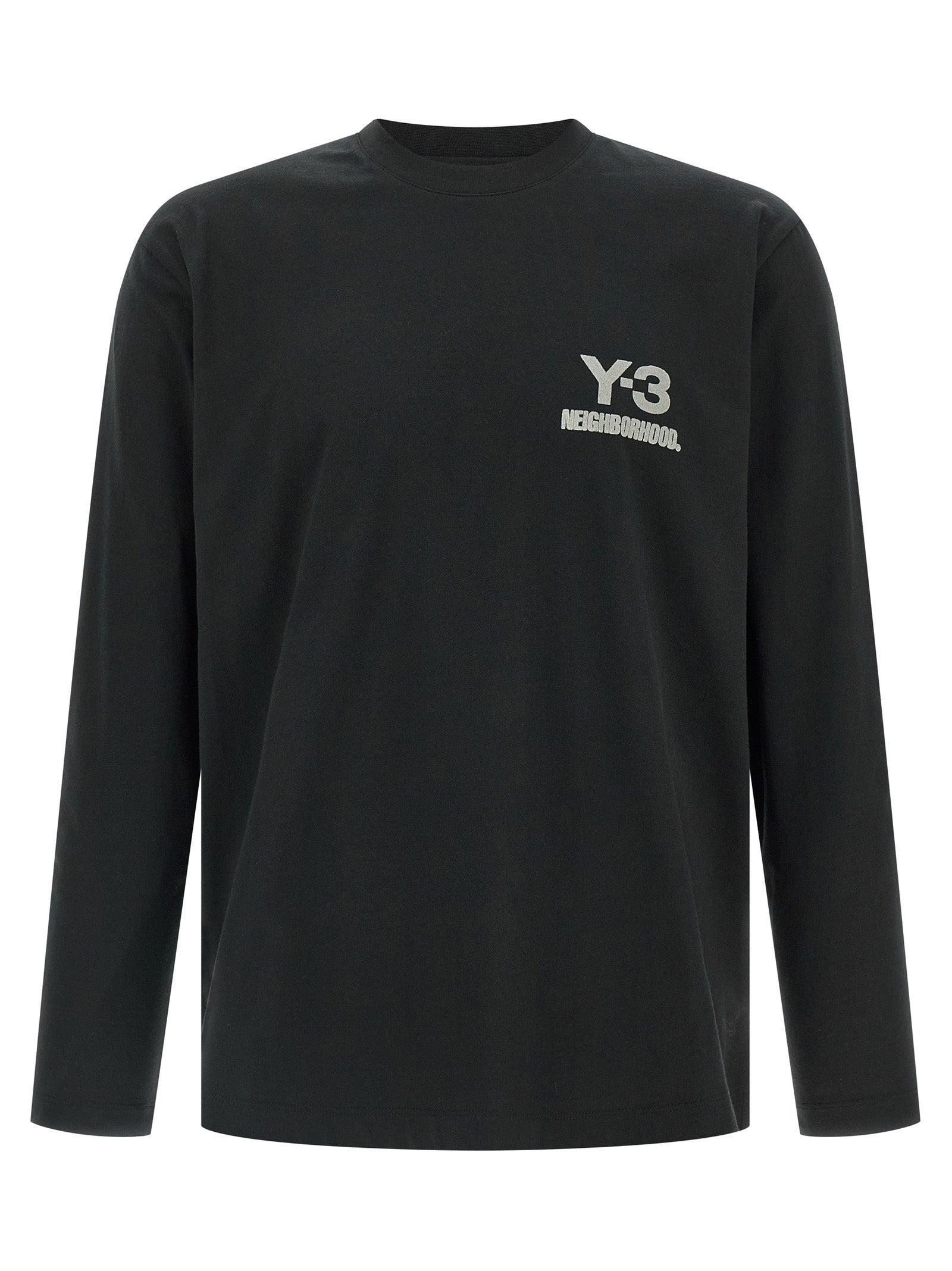 トップス Y-3 Mint 20AW Wool Long Shirt Logo Print Y-3 Long-sleeve t-shirts for Men | Online Sale up to 45% off