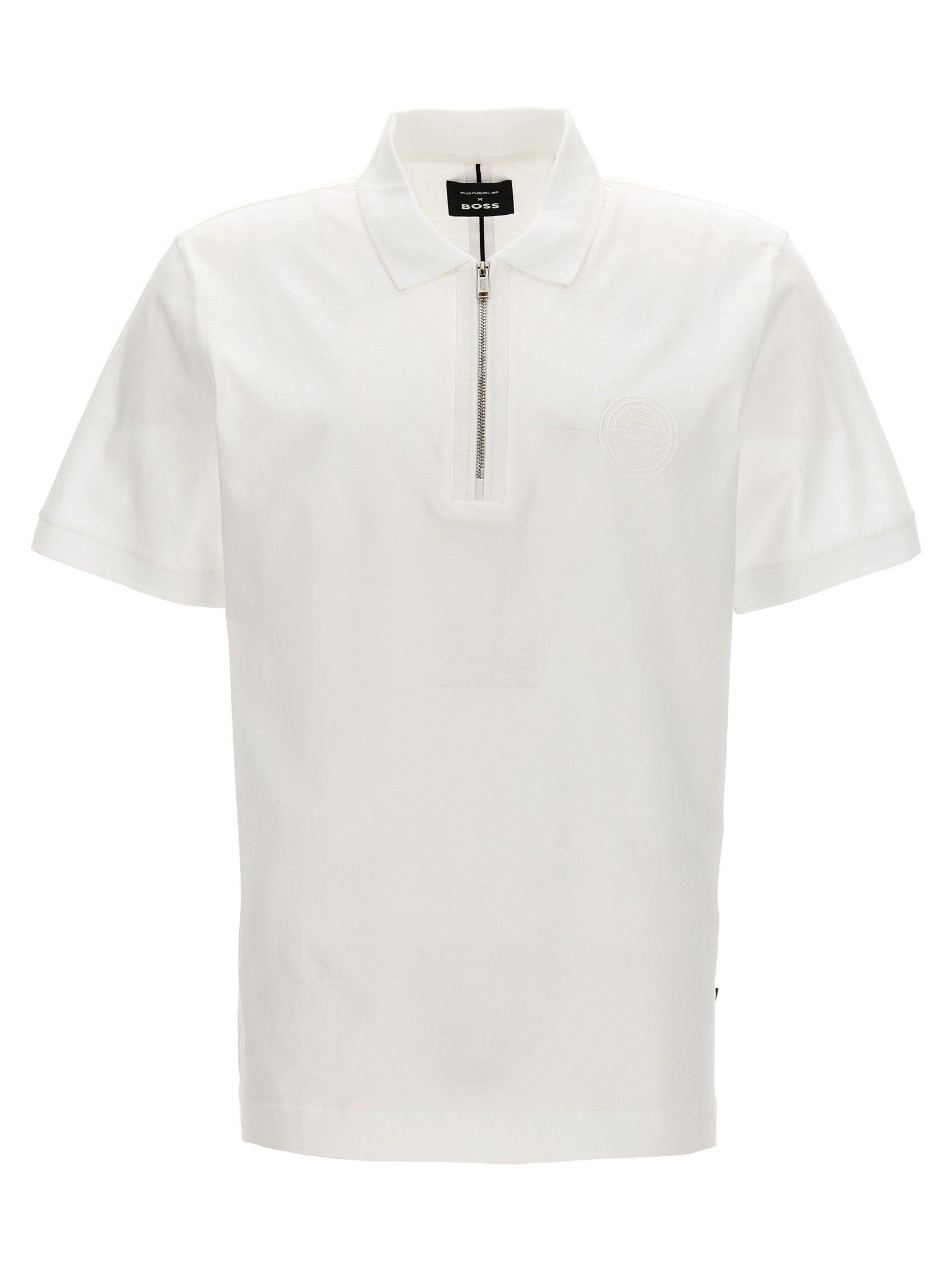BOSS Porsche X Boss Polo in White for Men Lyst