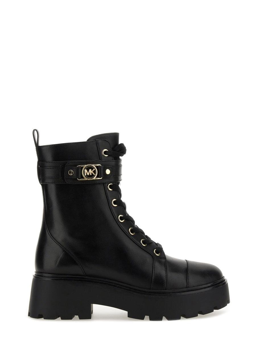 ショートブーツ・ブーティ Michael Kors Woman Flat ankle boots Black 40F3RGME7L 001 Michael Kors(マイケルコース) ショートブーツ・ブーティ