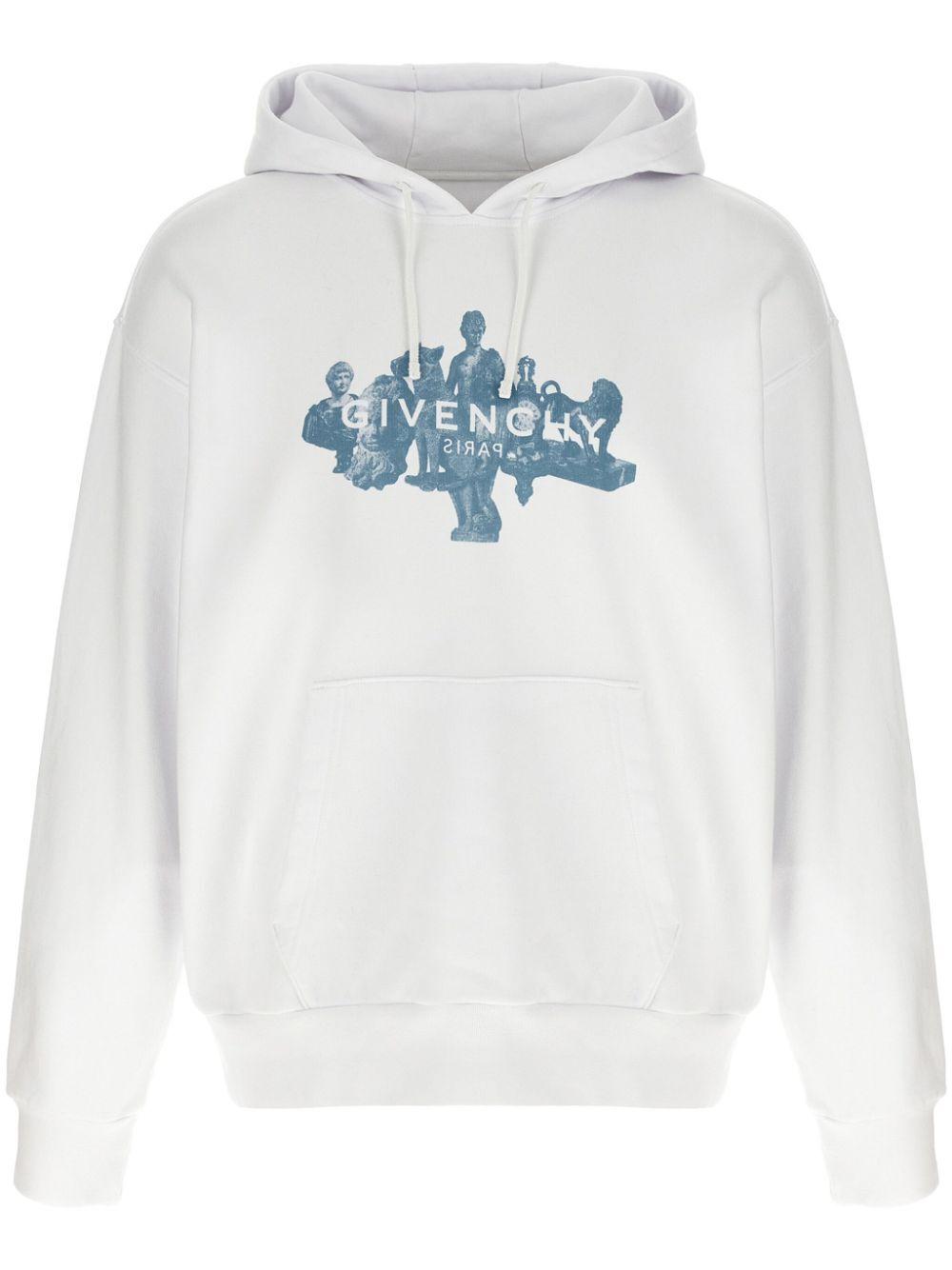 パーカー・フーディ GIVENCHY Men Hoodies BMJ0LA3YPL100 White Buy Givenchy Boxy Fit Hoodie 'White' - BMJ0LA3YL0 100 | GOAT CA