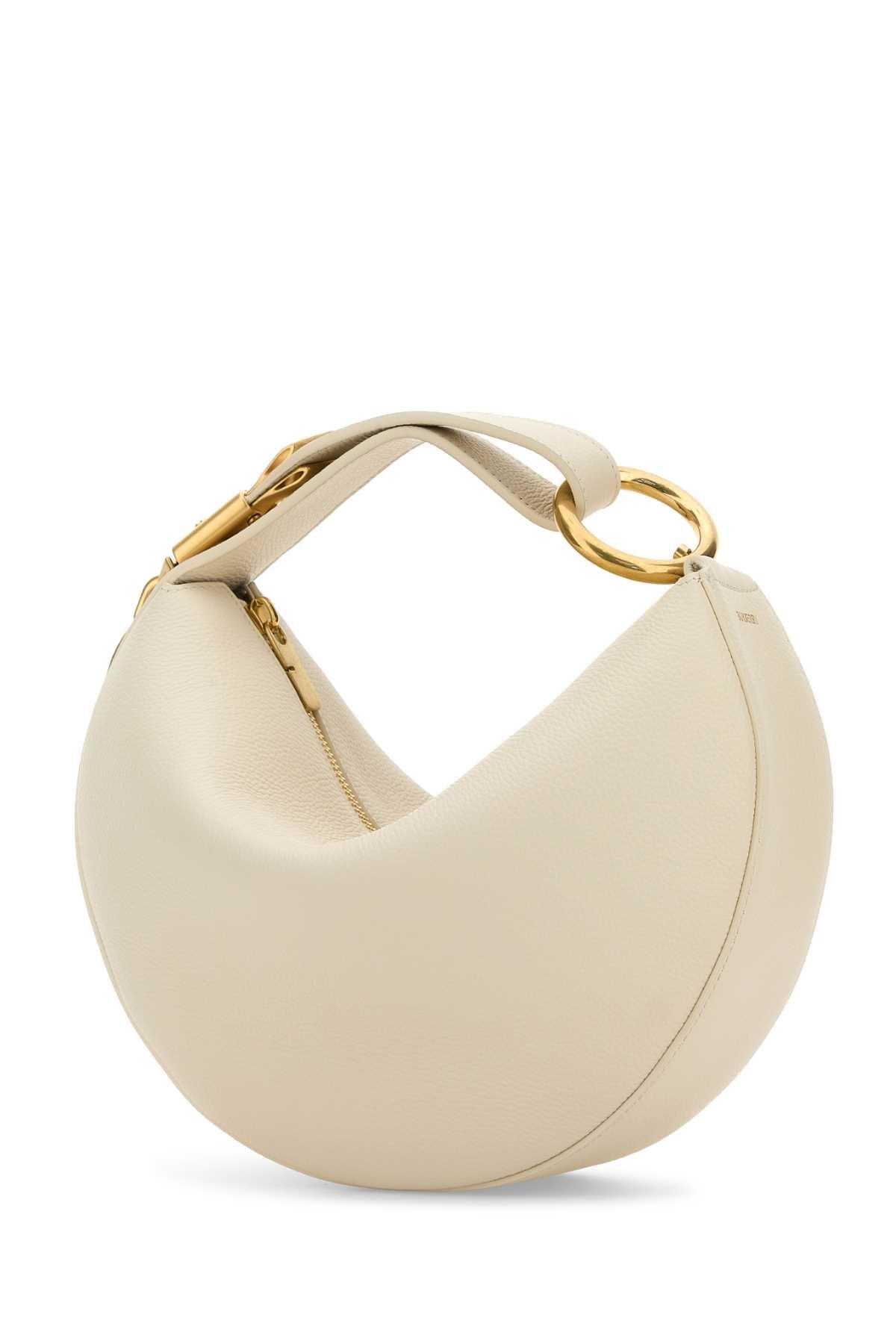トートバッグ BURBERRY Ivory Leather Knight Arc Handbag Burberry IVORY LEATHER KNIGHT ARC HANDBAG - Tote Bags