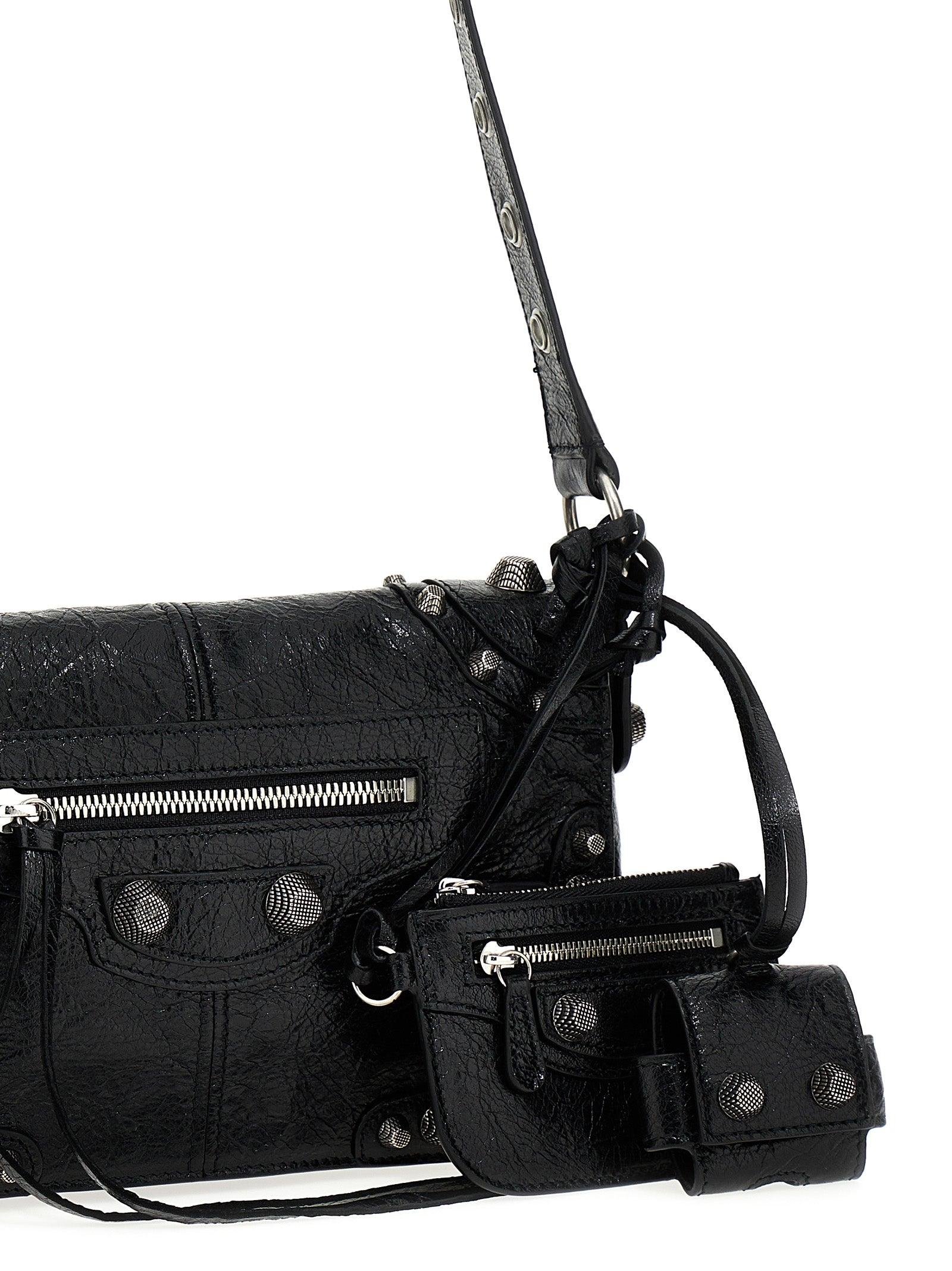 Balenciaga Crossbody Metallic 'Everyday' XS Bucket Bag W/Strap