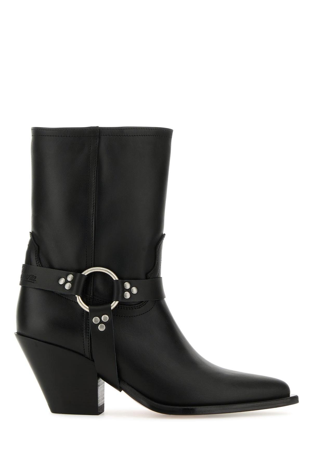 ショートブーツ・ブーティ SONORA Black leather Hidalgo ankle boots HIDALGO Men's Ankle Boots in Black Suede Oil – Sonora Boots