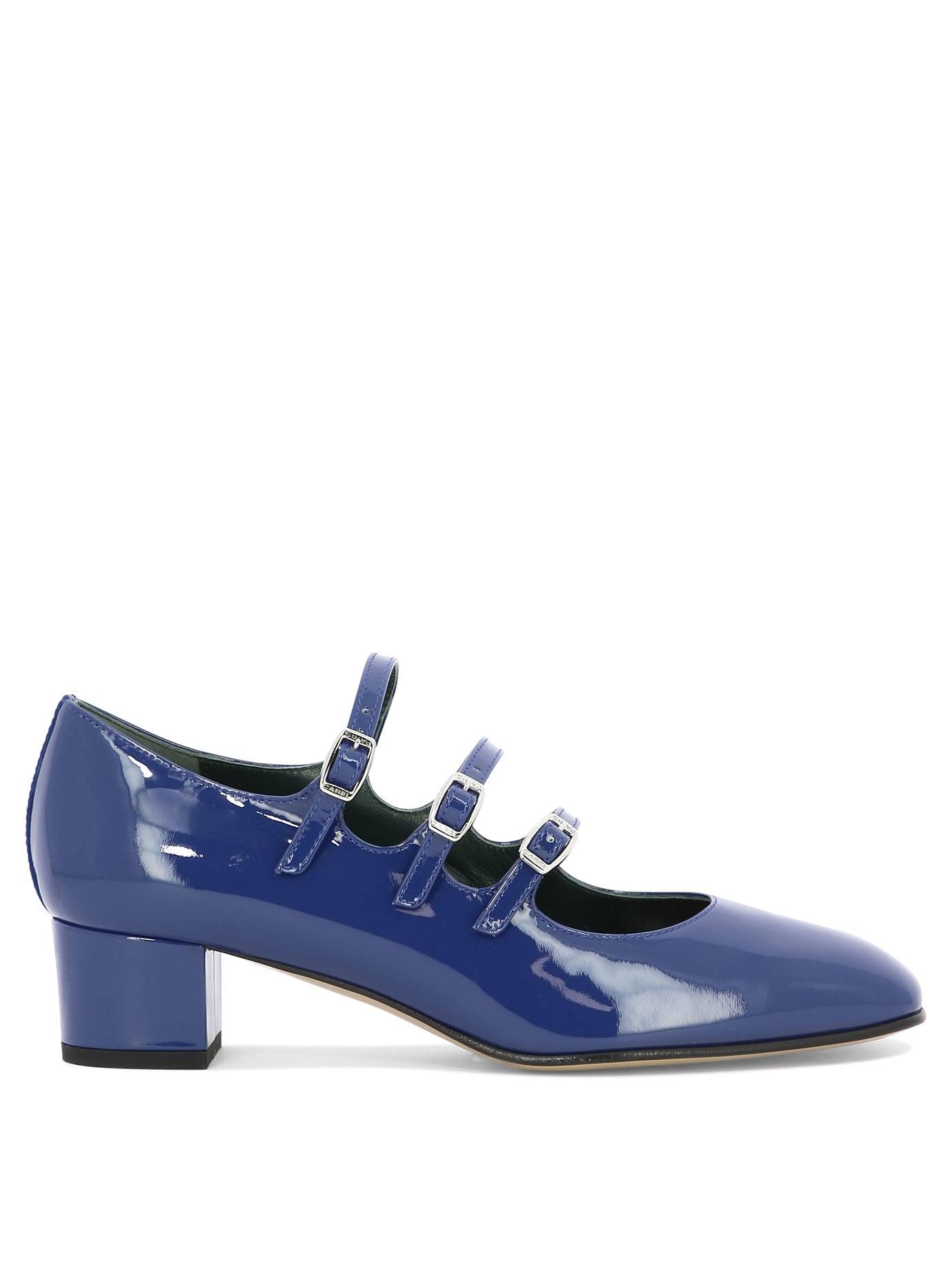 MINETTE - Neuve avec boite. Cooper craquelé avec cuir bleu