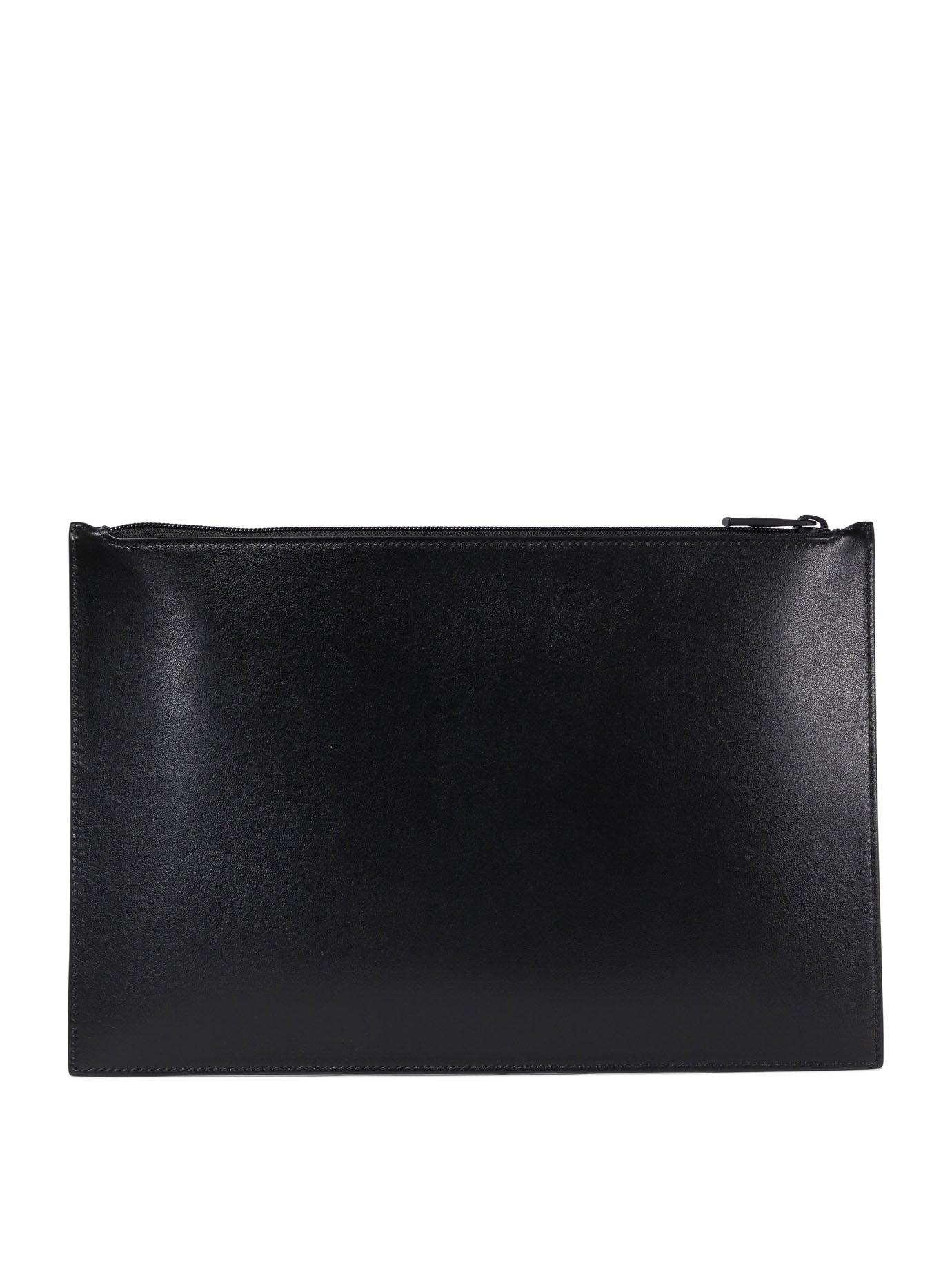 Alexander McQueen Pochette Con Stampa Logo A Contrasto Pouch in Black for Men Lyst UK