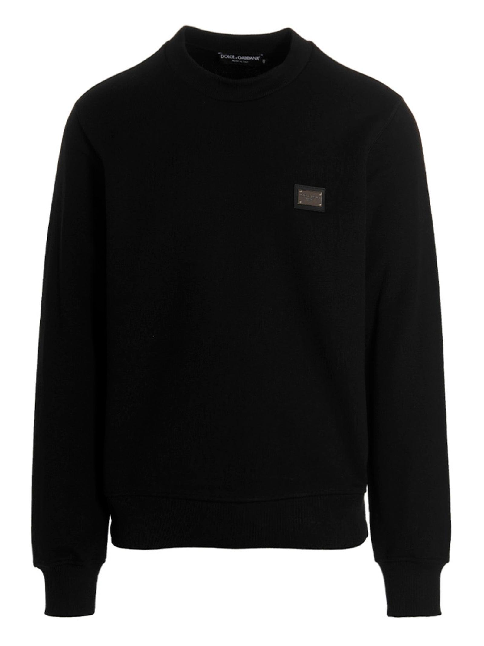 Dolce & Gabbana Dg Essential Sweatshirt in Black for Men | Lyst