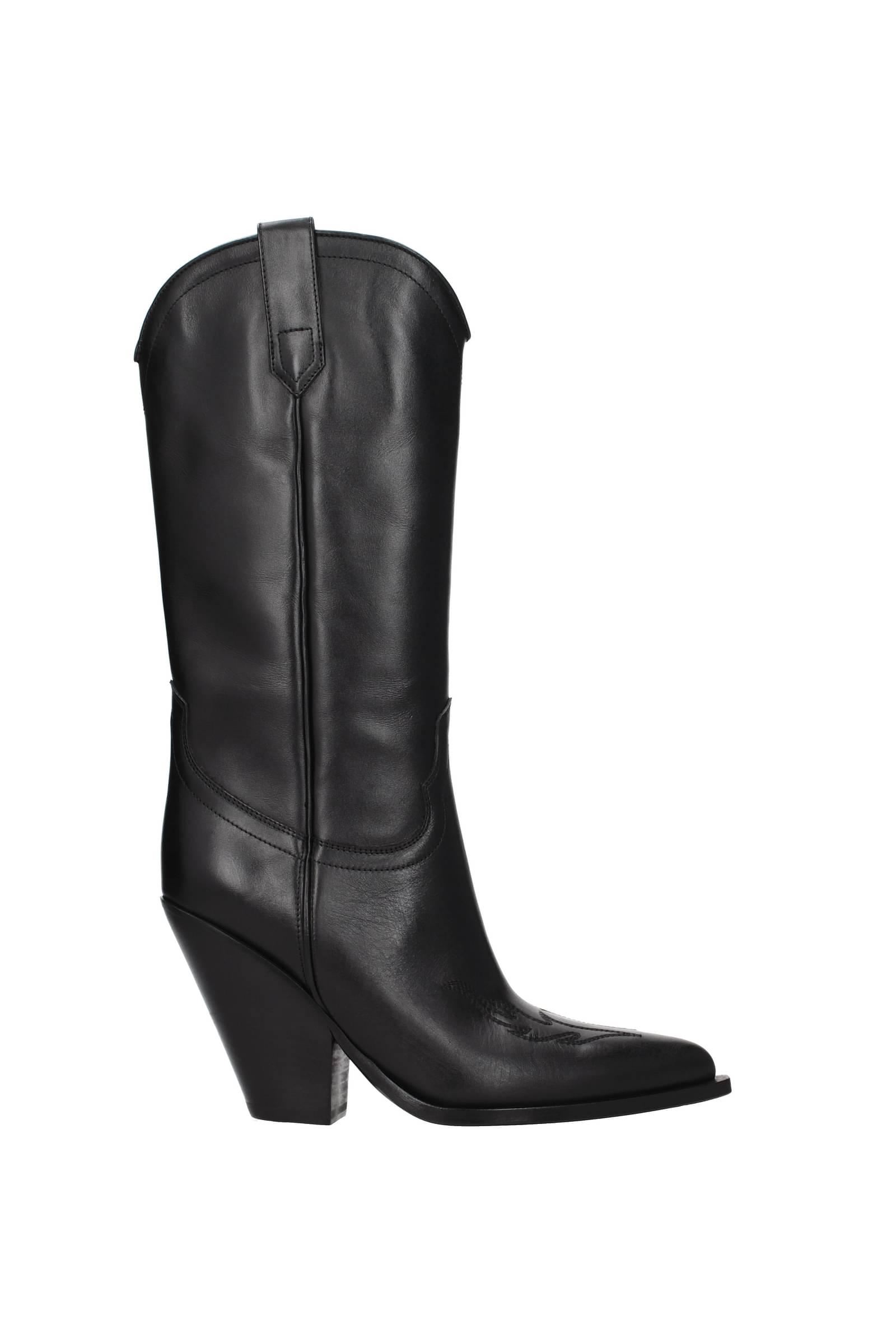 Sonora Boots Boots Cowboy Leather in Black | Lyst