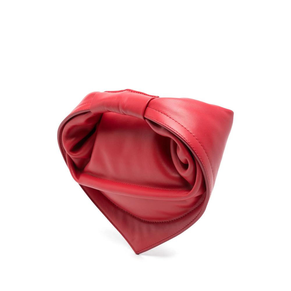 トートバッグ Federico Cina Heart-Shaped Red Lambskin Tote Bag Federico Cina Heart-Shaped Red Lambskin Tote Bag | THE LIST