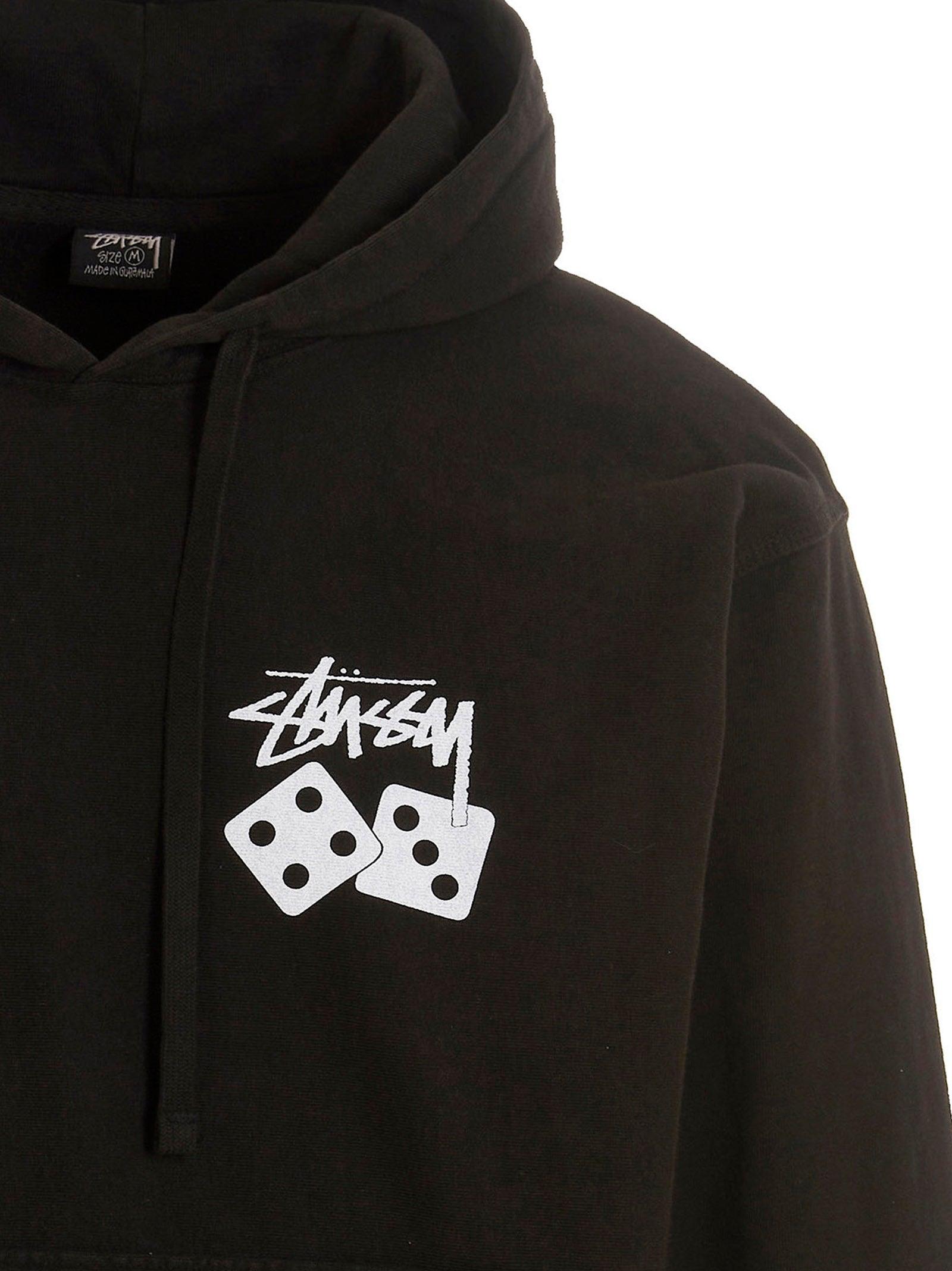 Stussy pair of dice hoodie new arrivals