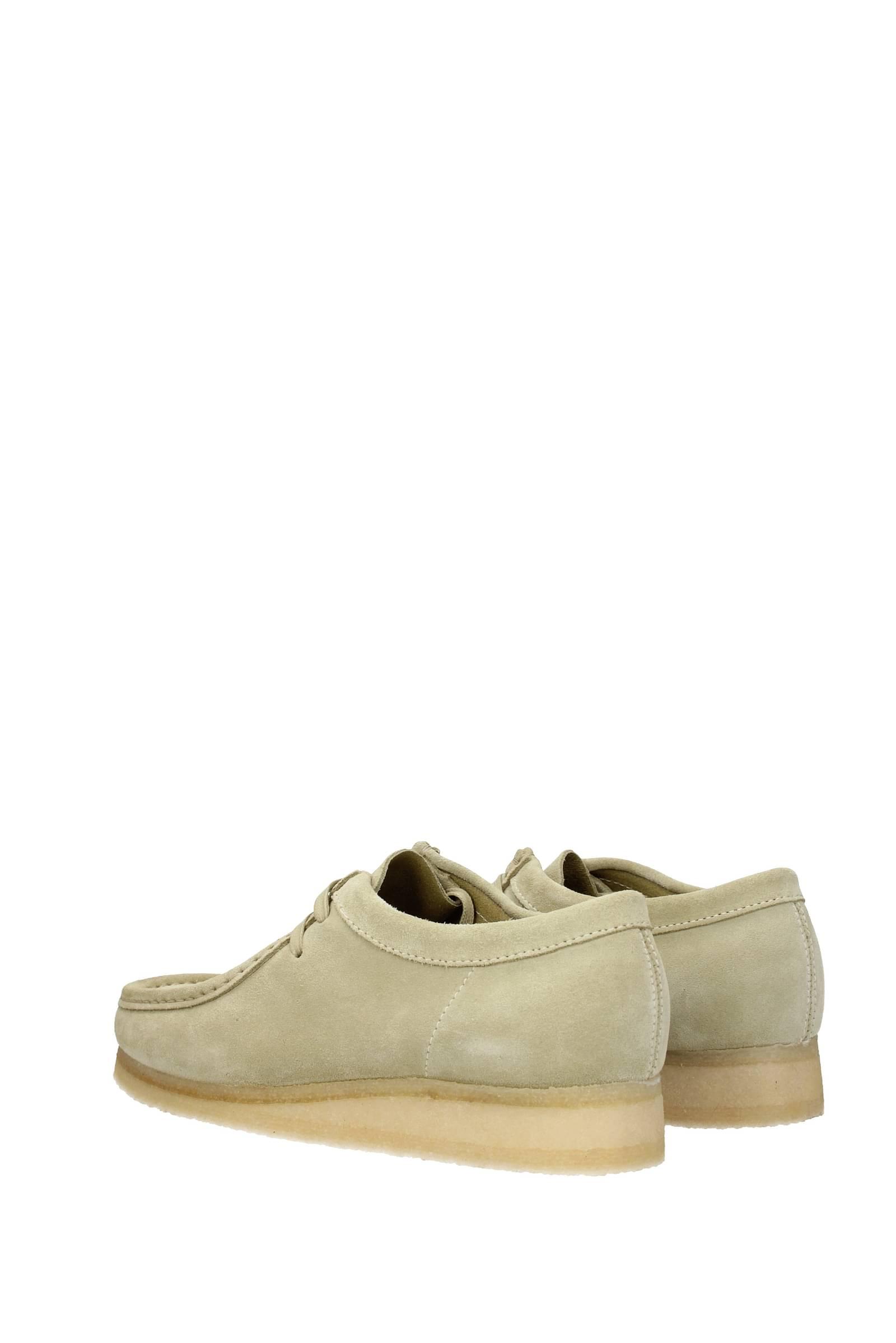 Clarks Wallabee Suede Maple in Natural for | Lyst