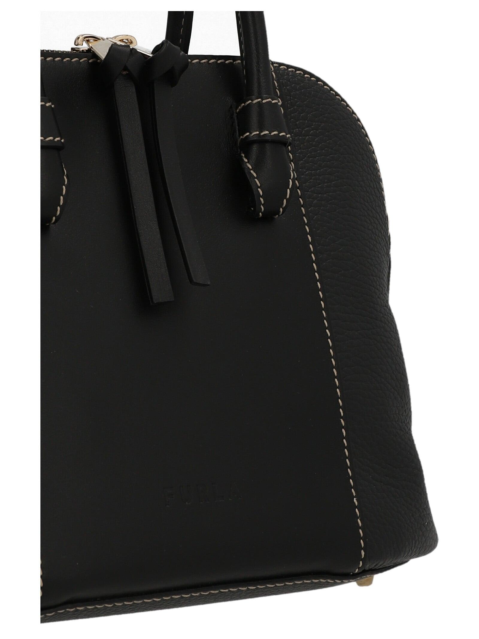 Furla Mia Stella S Dome Handbag in Black | Lyst