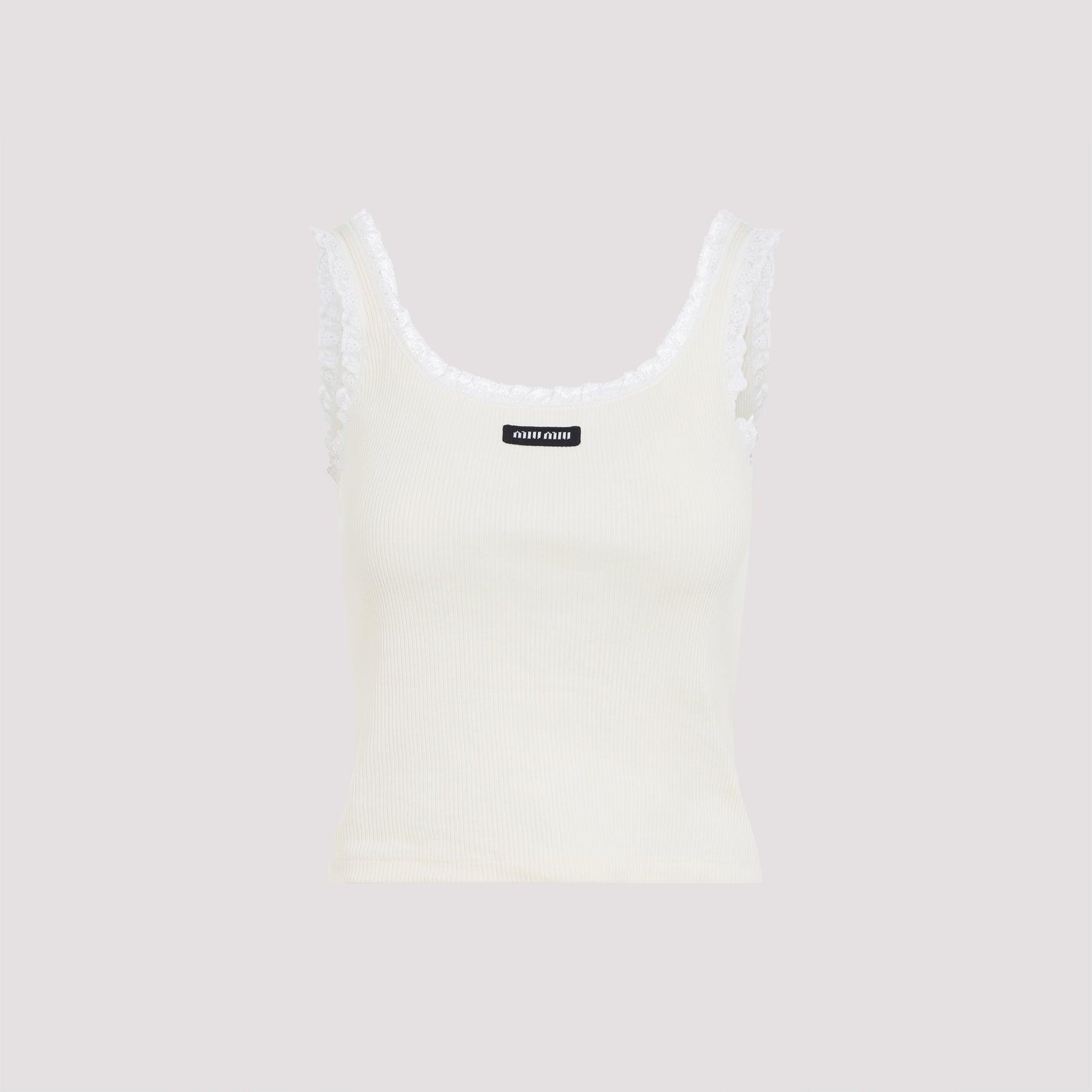 トップス SS1999 MIU MIU CAMISOLE Miu Miu Cashmere and Silk Tank Top | Saks Fifth Avenue