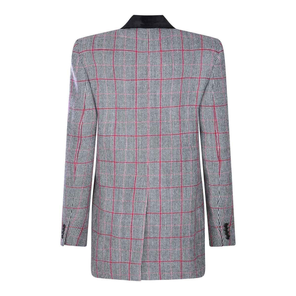 ジャケット Chloe' Blazer With Multicolor Pattern Wool-blend blazer in multicoloured - Chloe | Mytheresa