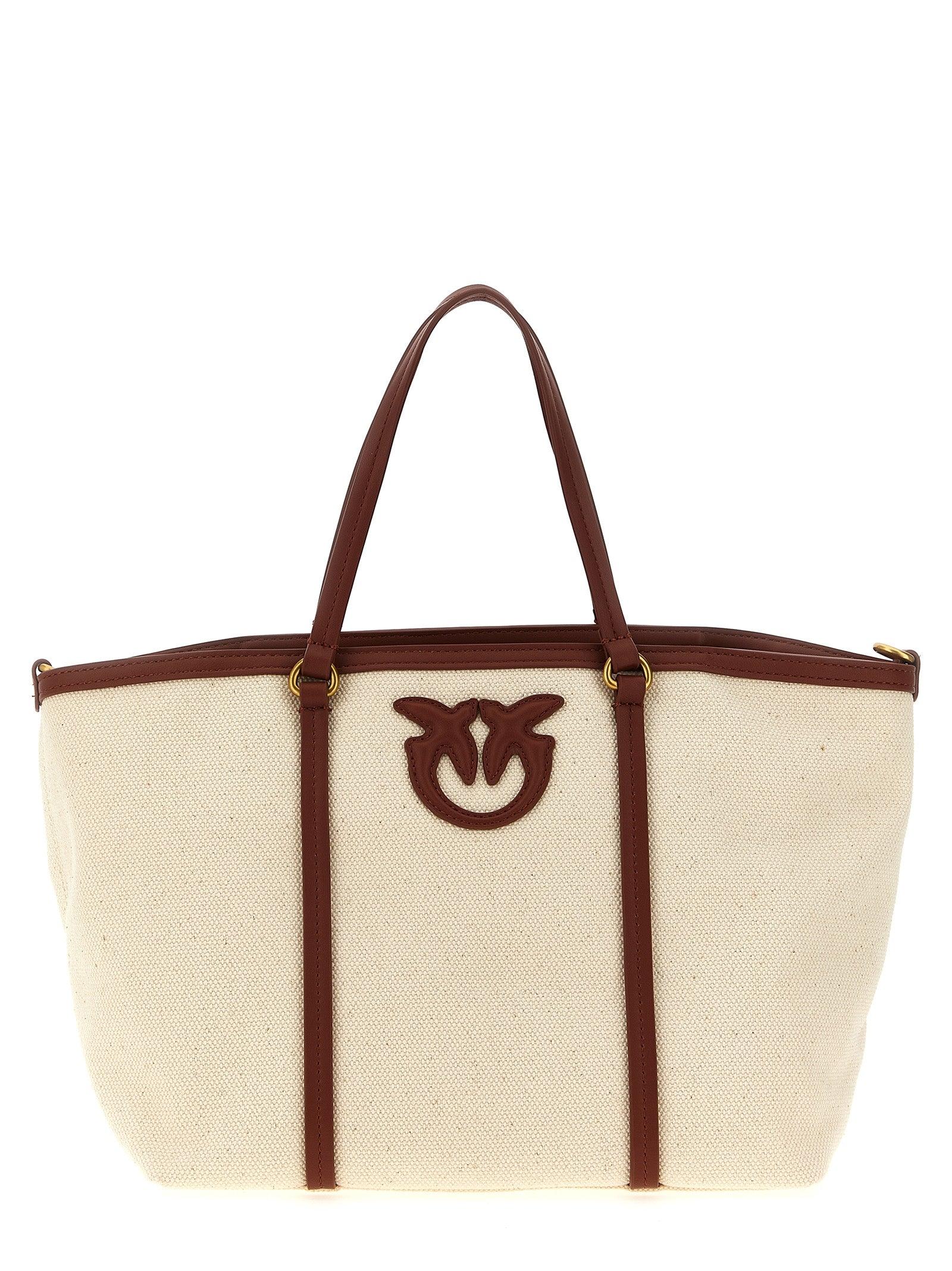 トートバッグ PINKO 'Miranda' small shopping bag Purple Pinko 'Miranda' Large Shopping Bag in Purple | Lyst