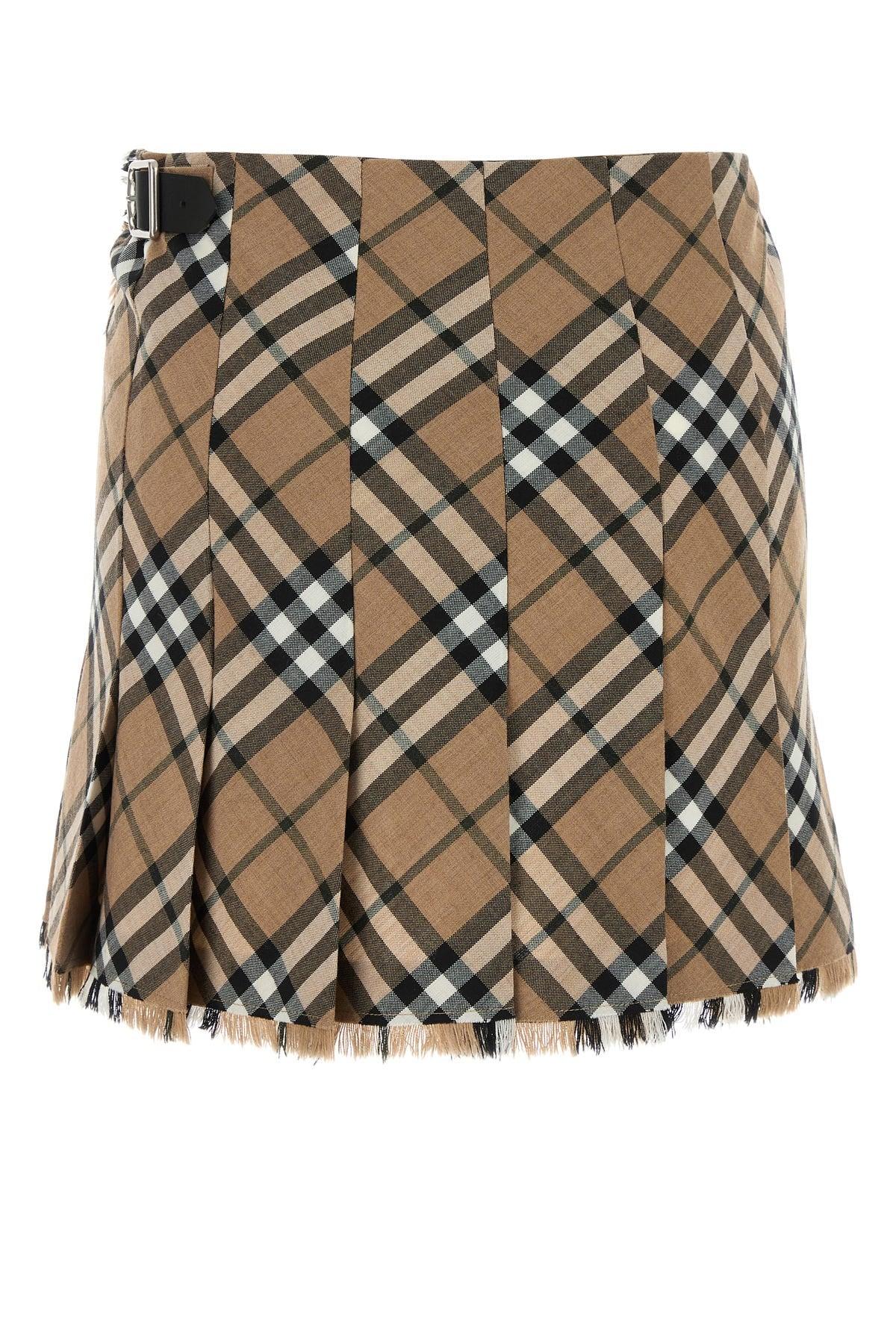 ミニスカート BURBERRY EMBROIDERED POLYESTER BLEND MINI SKIRT Burberry Mini skirts for Women | Online Sale up to 88% off