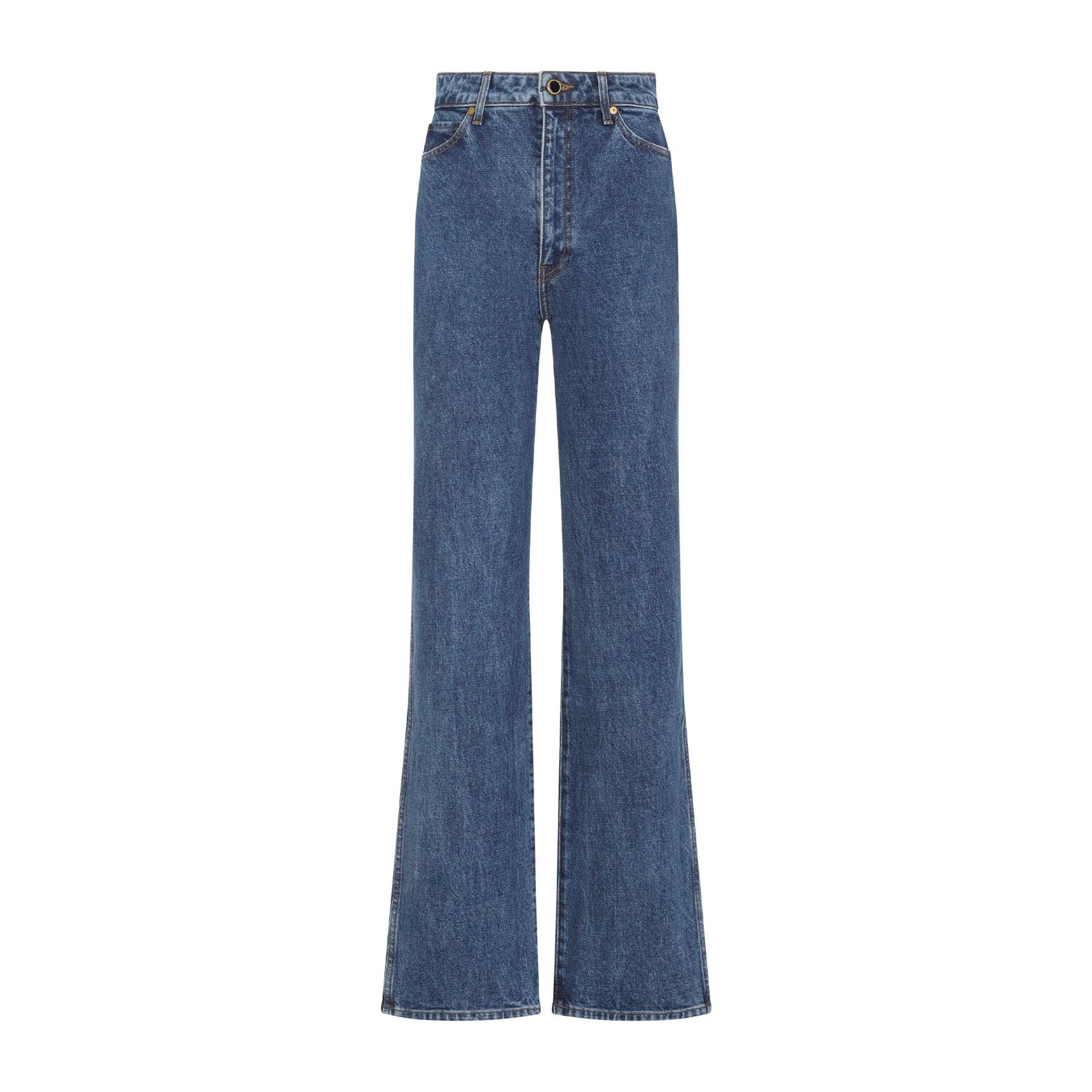 デニム・ジーパン KHAITE BLACK COTTON DENIM JEANS Women's Khaite Jeans & Denim | Nordstrom