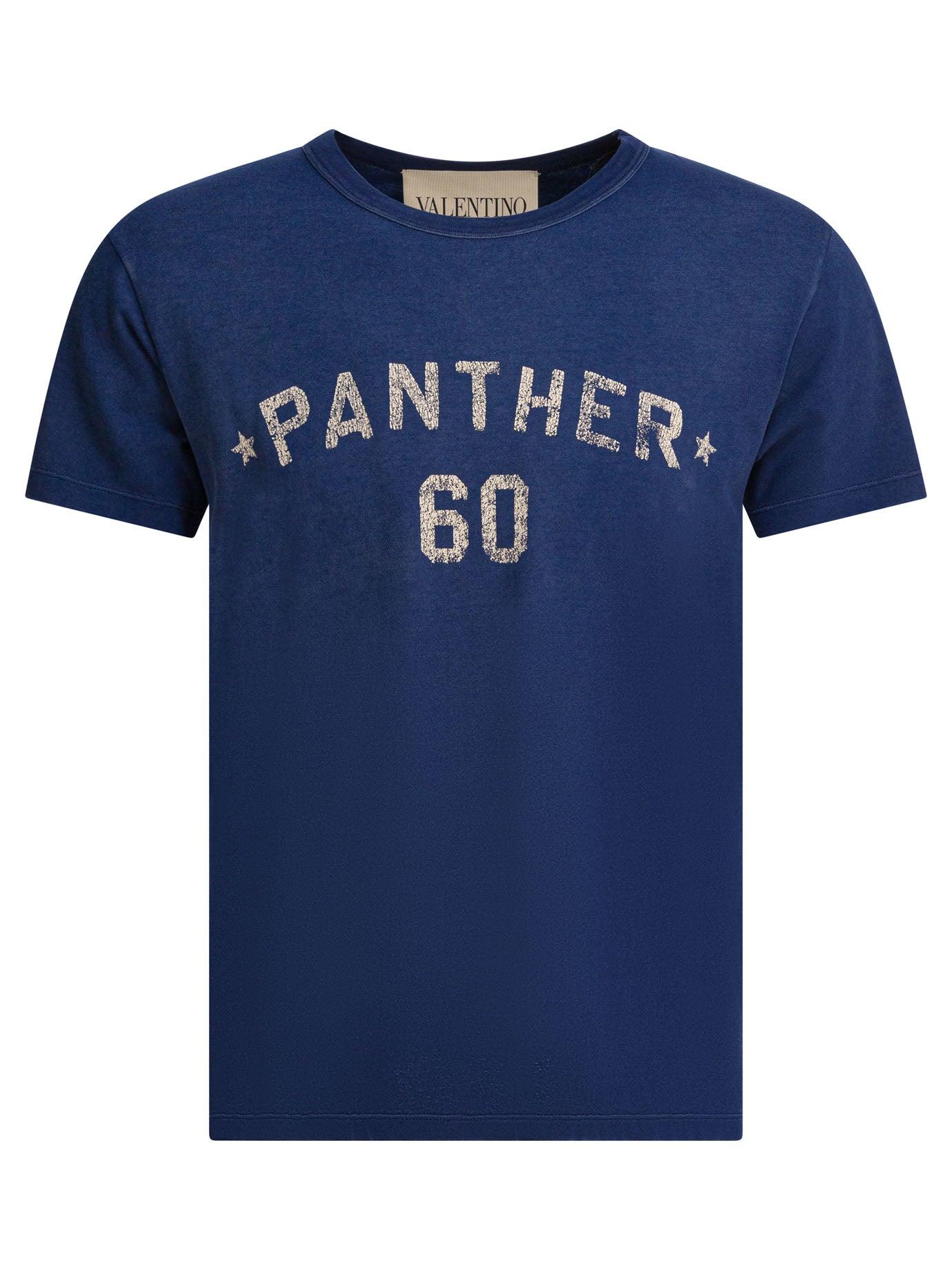 Valentino Garavani Cotton T-Shirt with Metallic V Detail